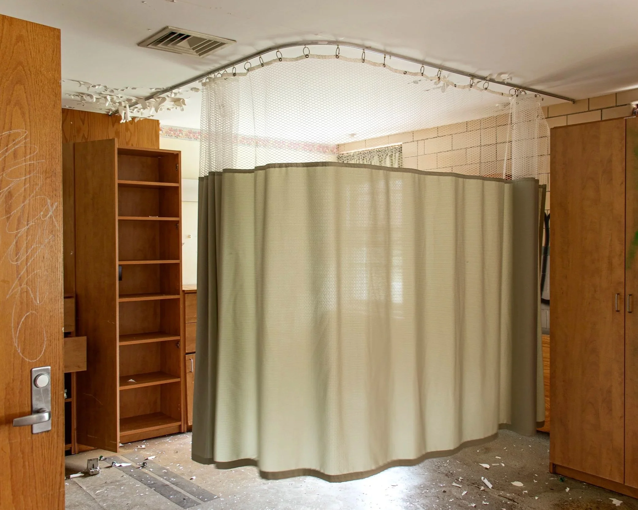 Curtain Closed, Marquardt Building (building 69/ nursing center)