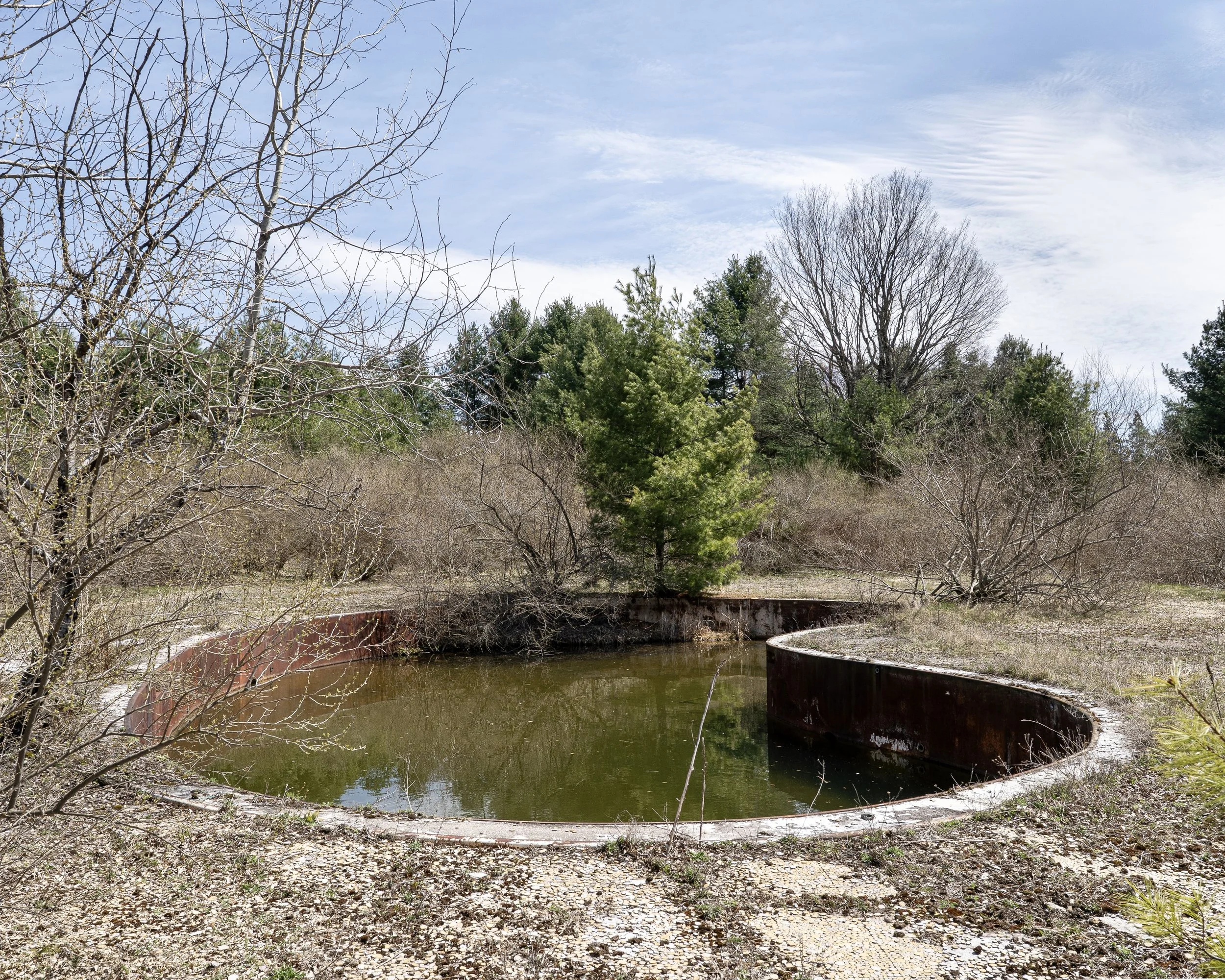 Abandoned Pool, Laurels Hotel and Country Club, Monticello