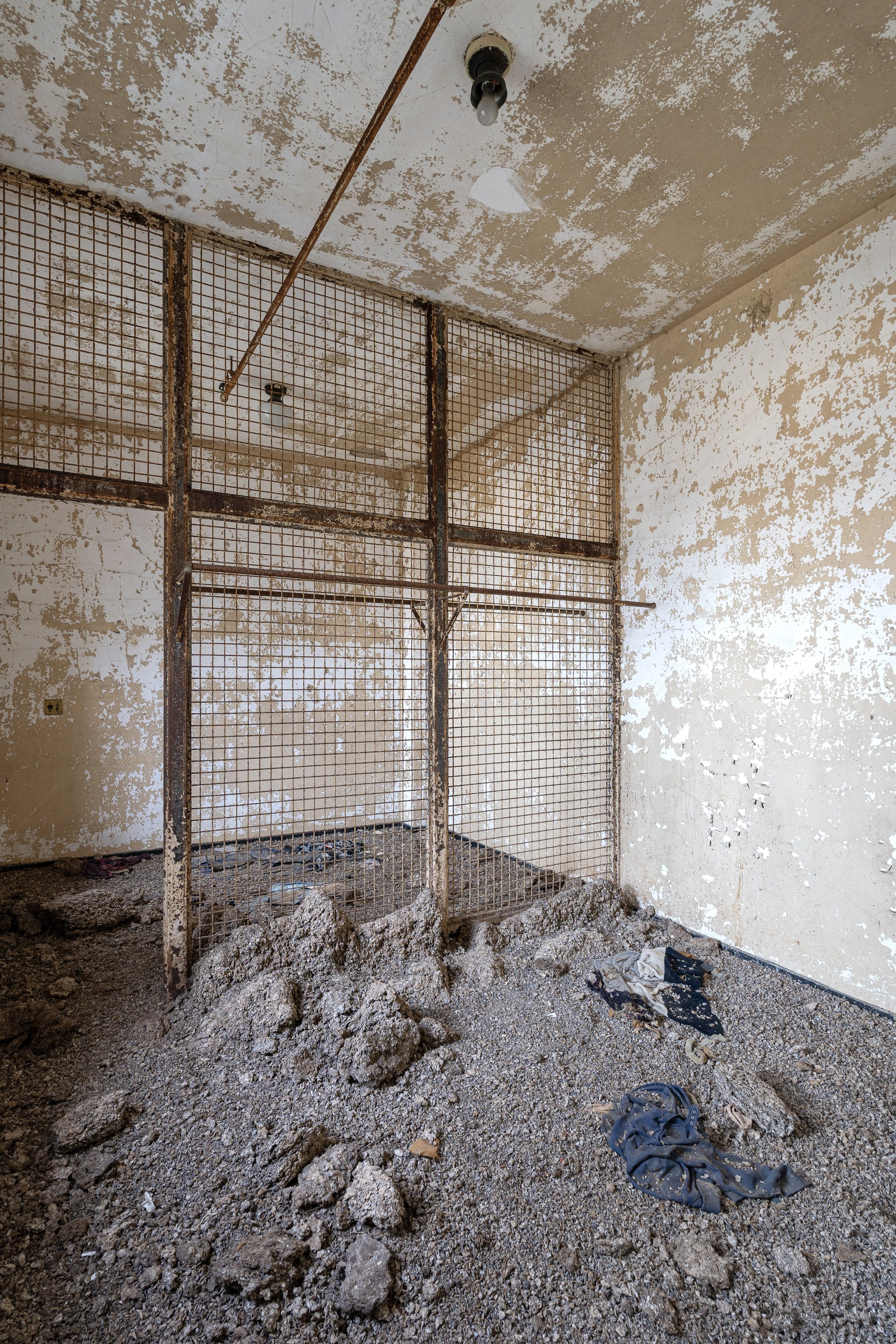 Caged In Pigeon Poop, Building 25 