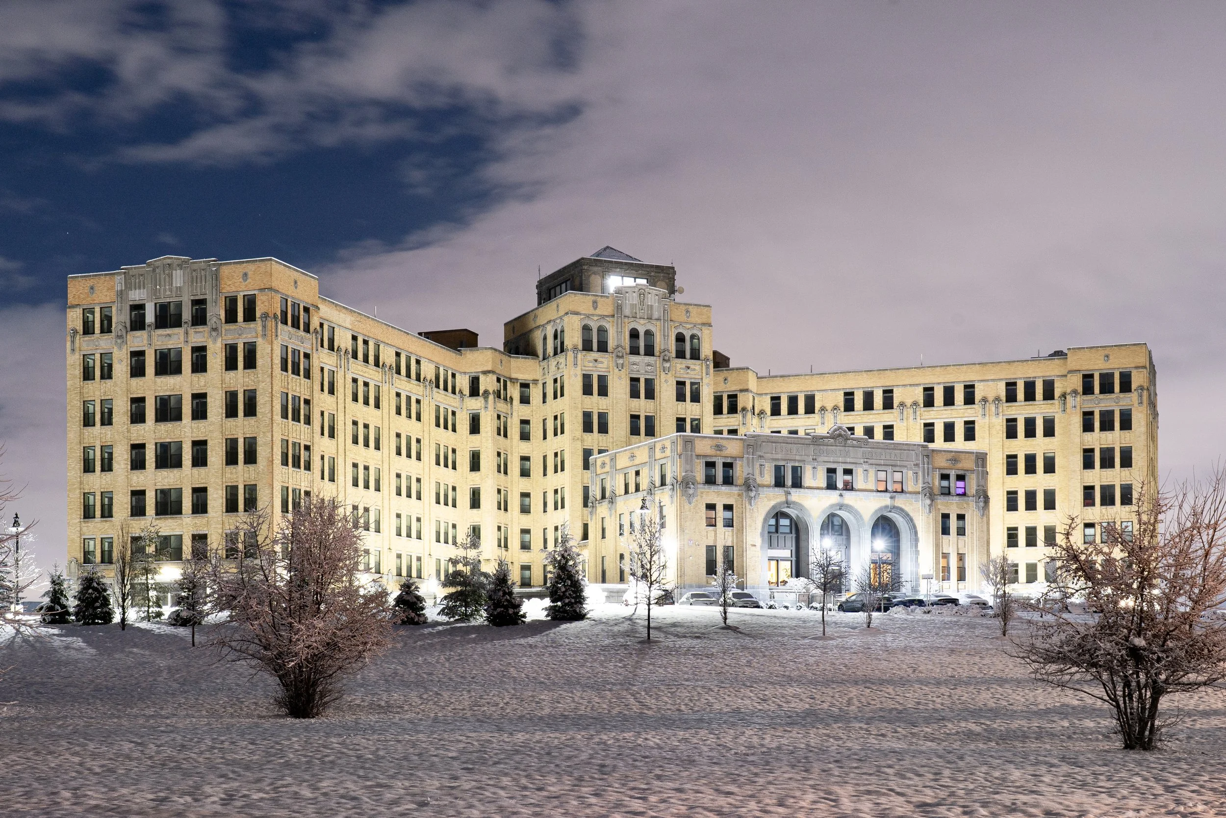 Accidental Run-In. Essex County Isolation Hospital, Belleville, NJ