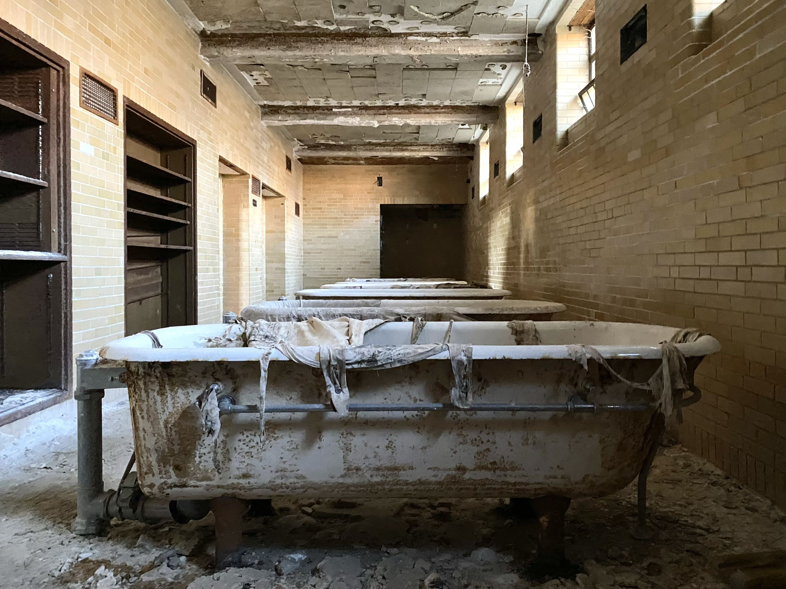 Hydrotherapy Tubs. Grafton State Hospital, Grafton MA