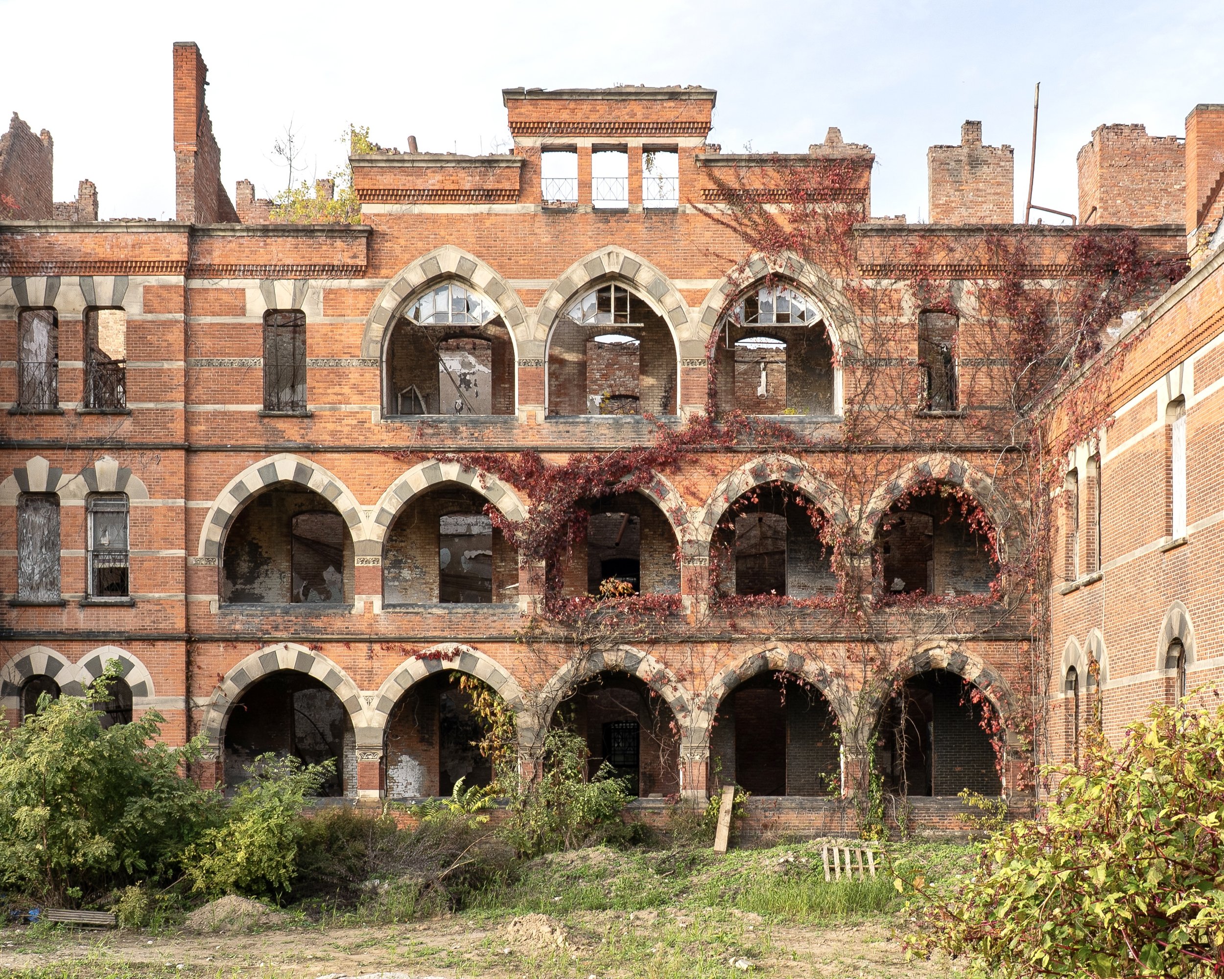 Male Wing Arched Patient Porches