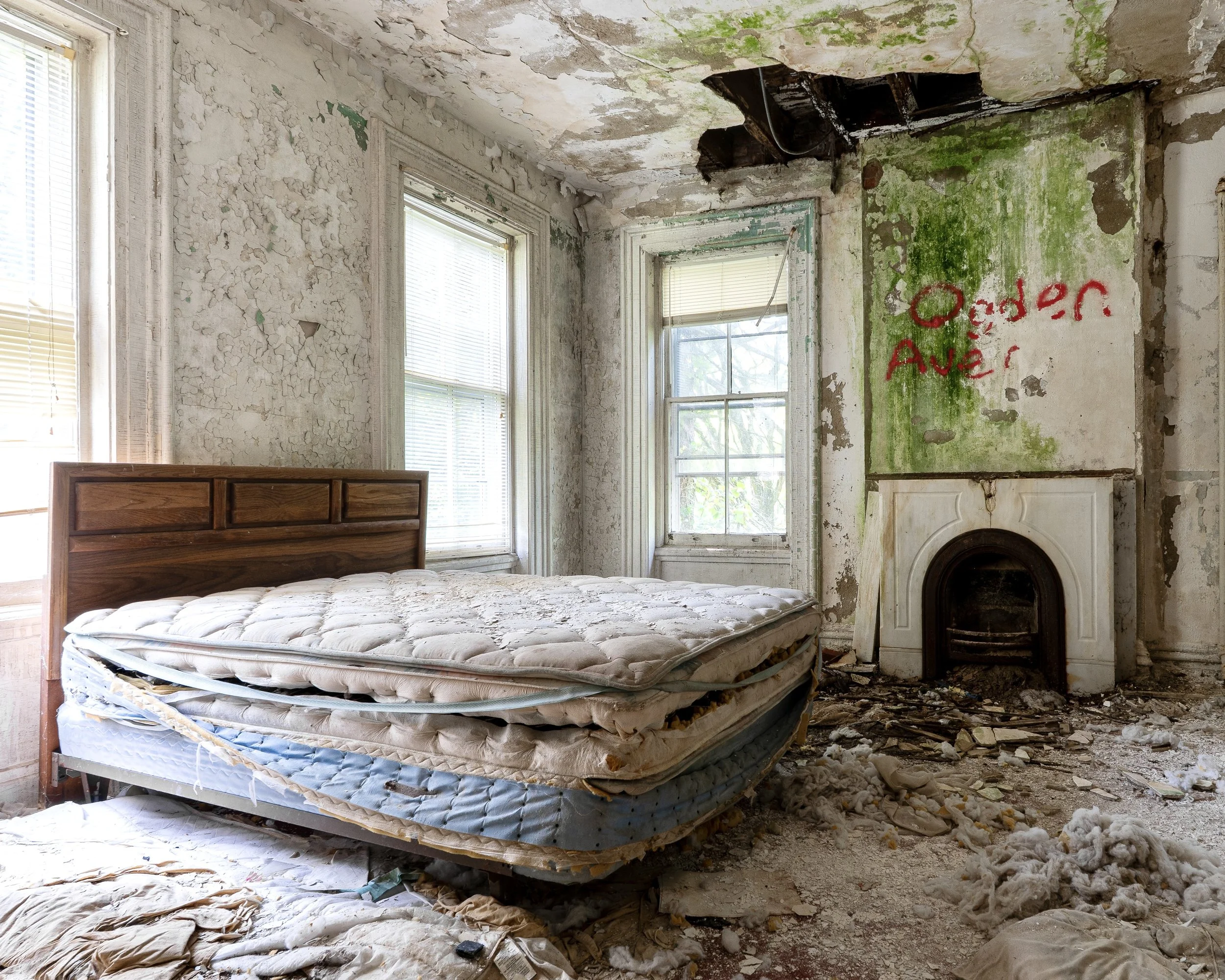 White to Green, Abandoned Mansion, NY