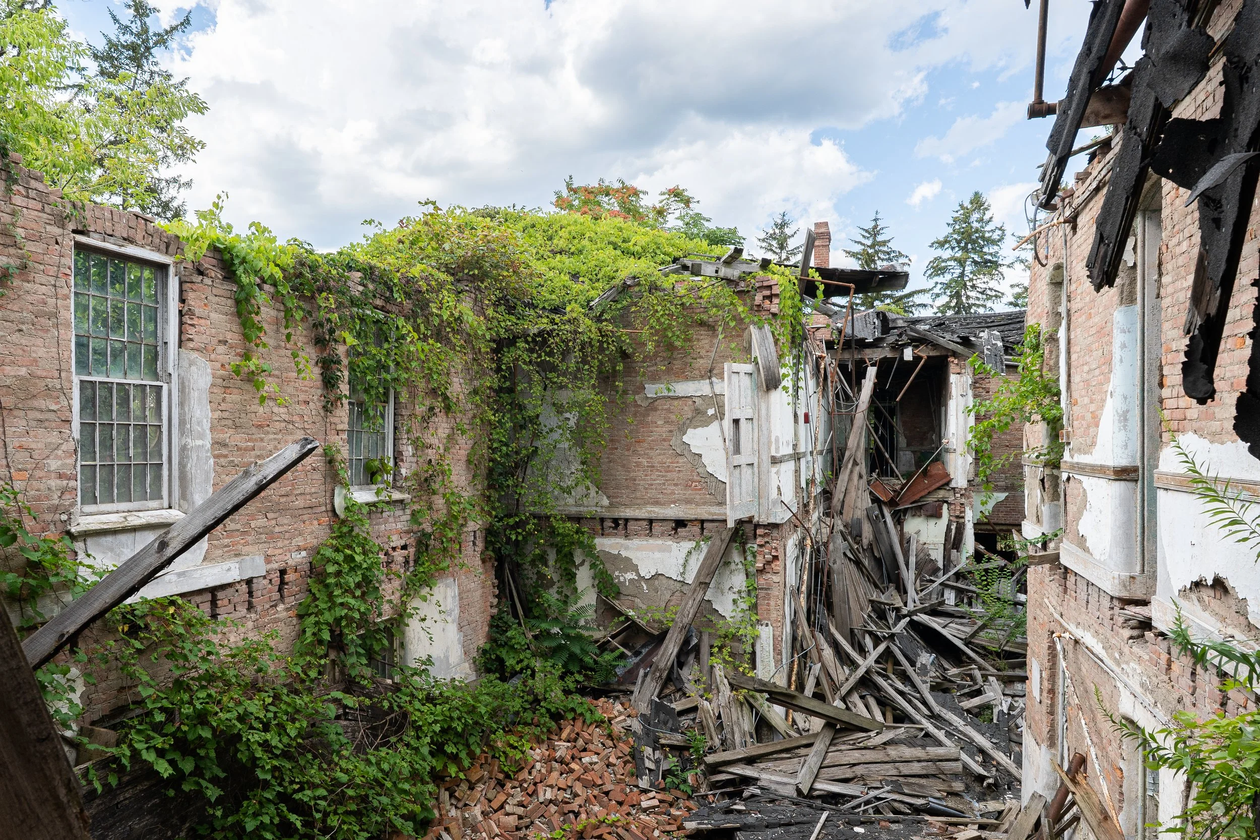 Maples Bldg, Willard State Hospital for the Chronic Insane, Ovid NY