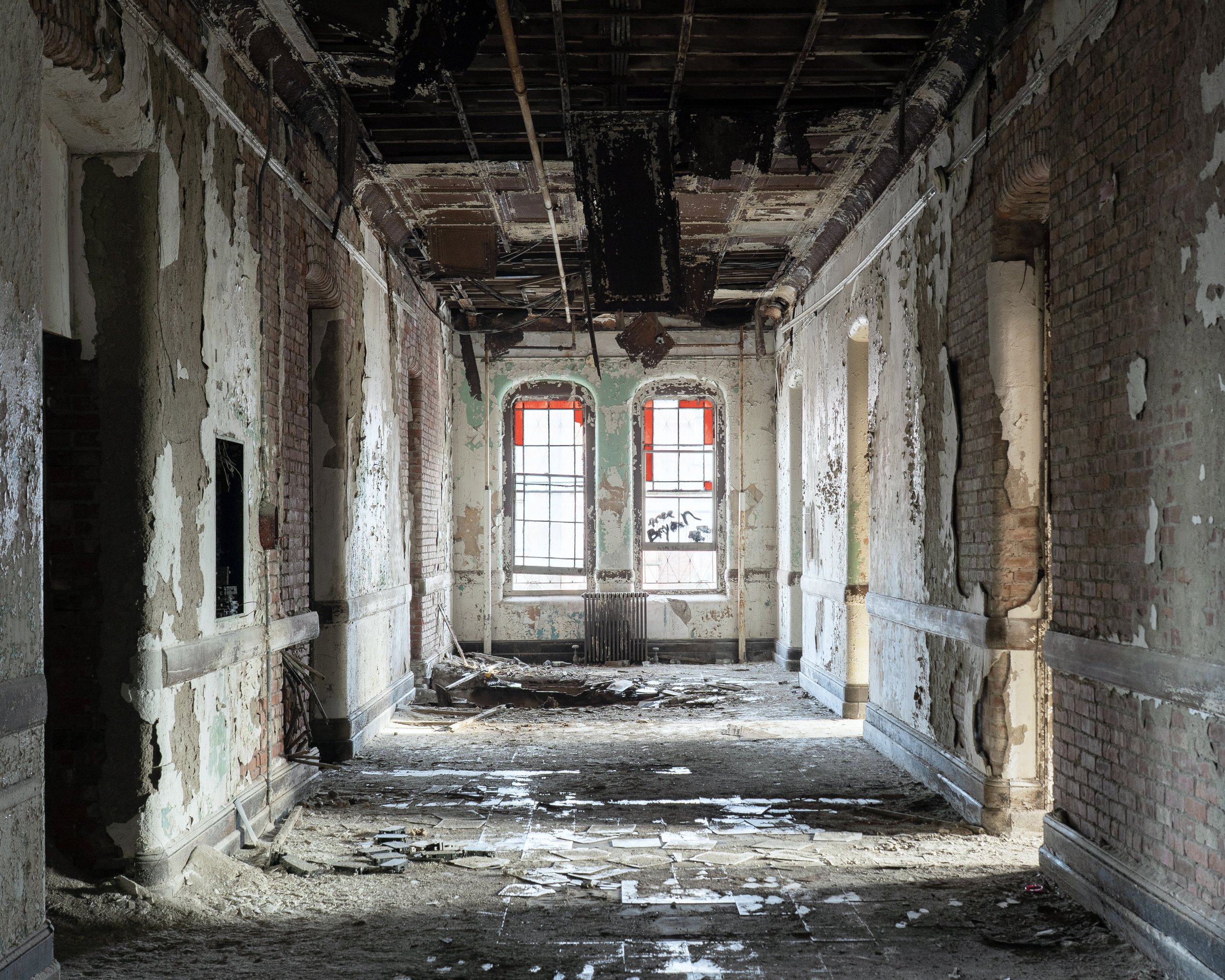 Patient Ward. Hudson River State Hospital, Poughkeepsie, NY