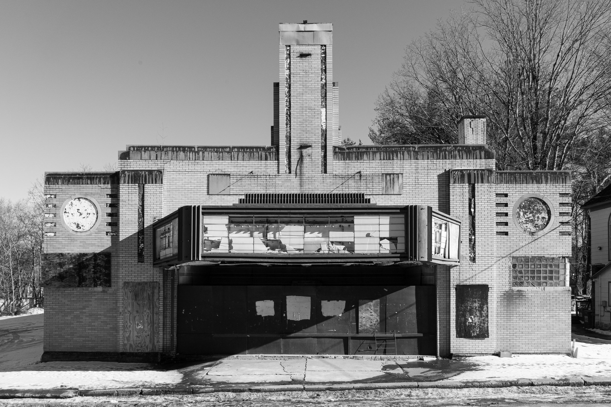 Abandoned Center Theatre, Woodbourne, NY