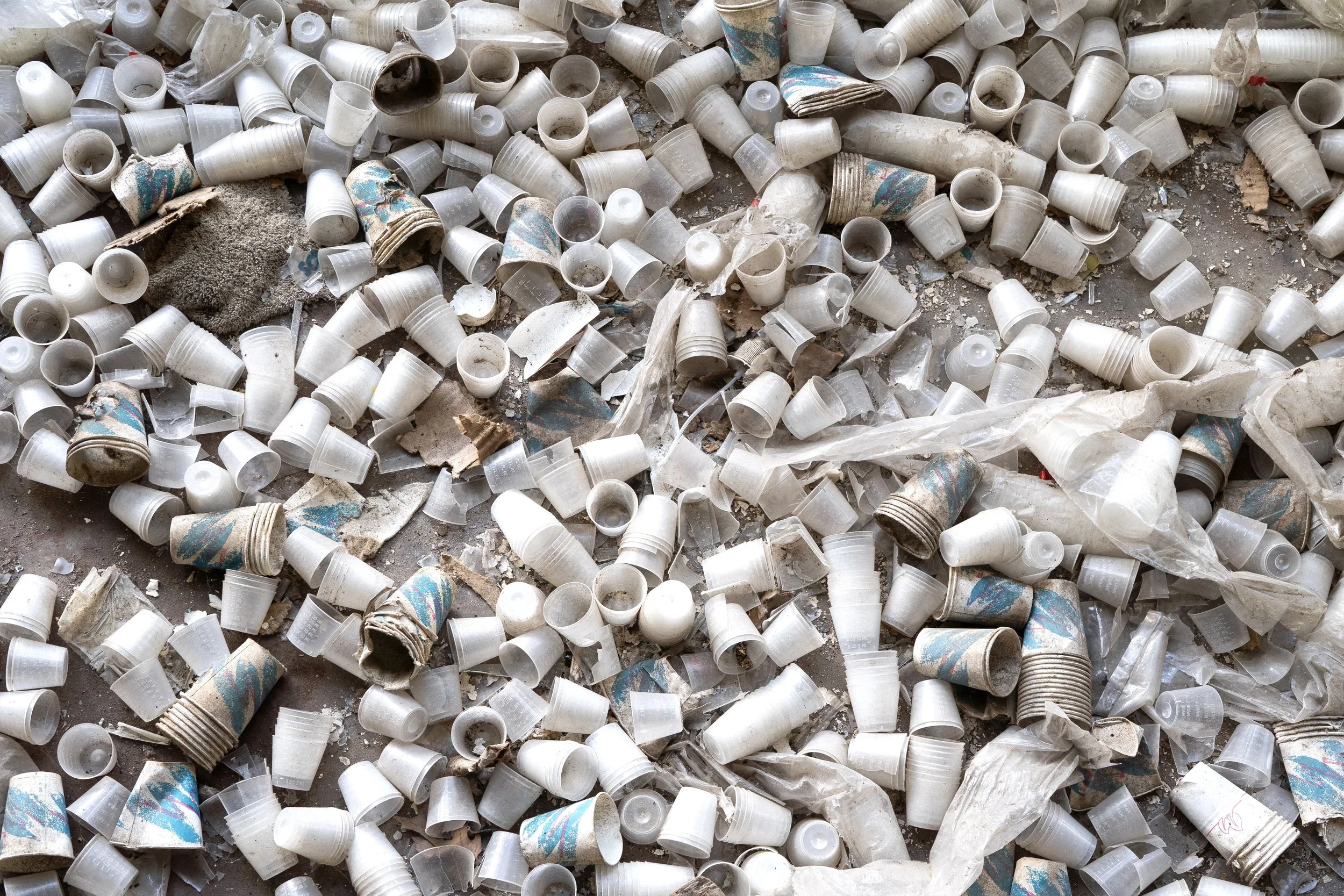 Cup Graveyard, Kings Park State Hospital, Kings Park NY.