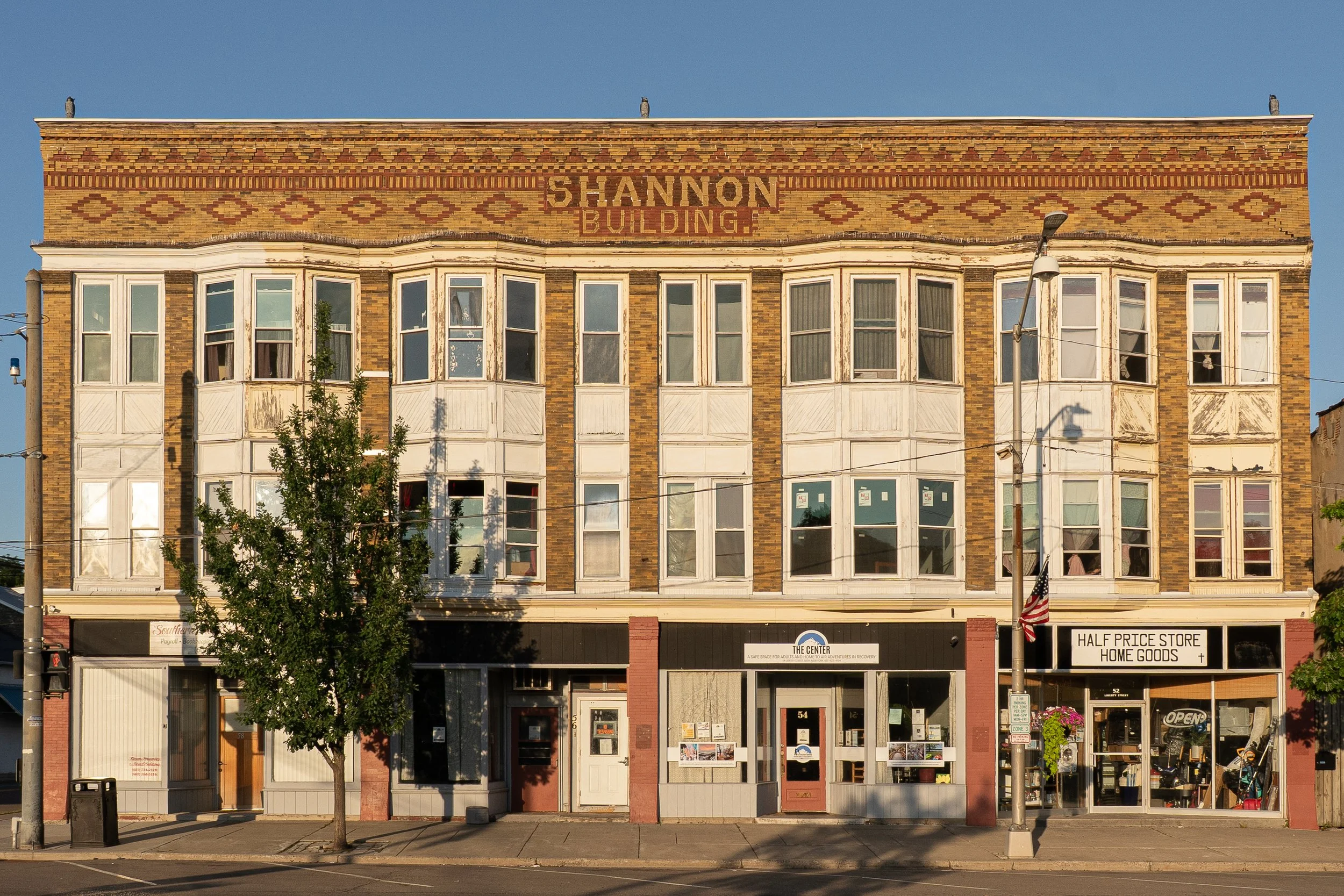 Shannon Building Facade, Bath, NY