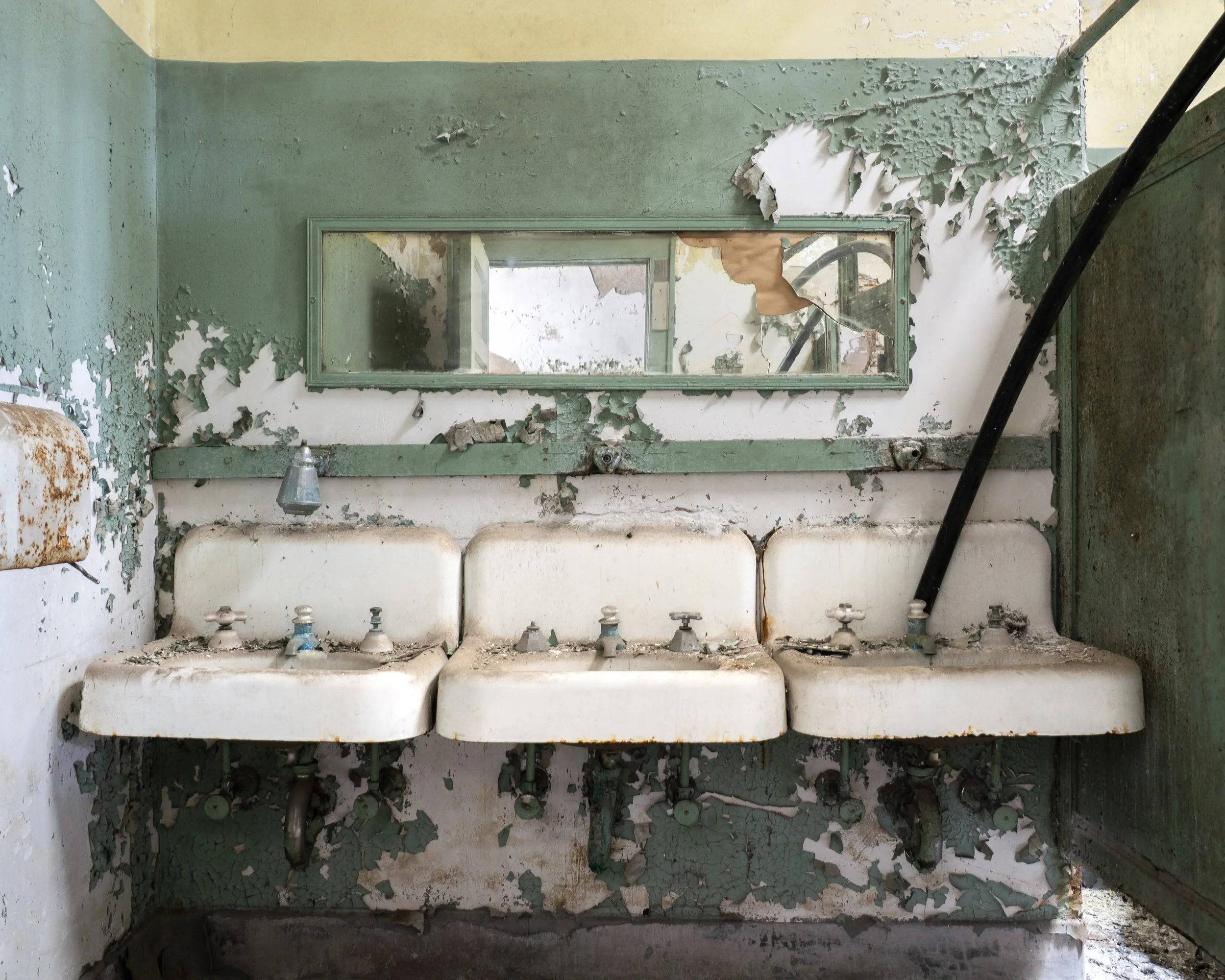 Bathroom Sinks, Abandoned High School
