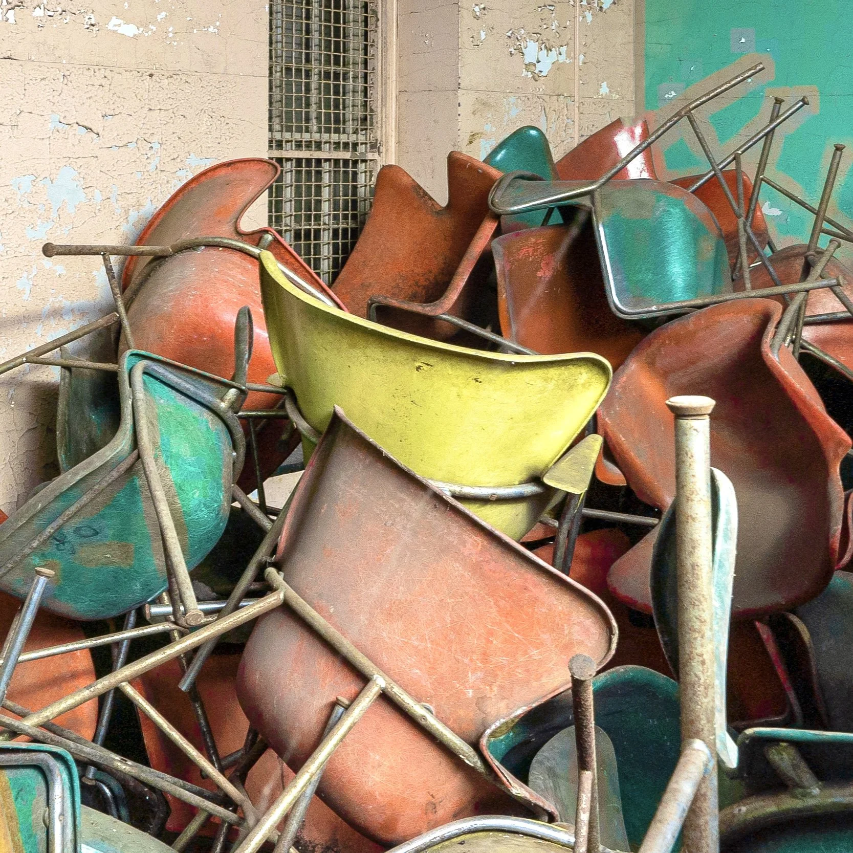 Peabody Chair Graveyard, Creedmoor State Hospital, Queens, NY