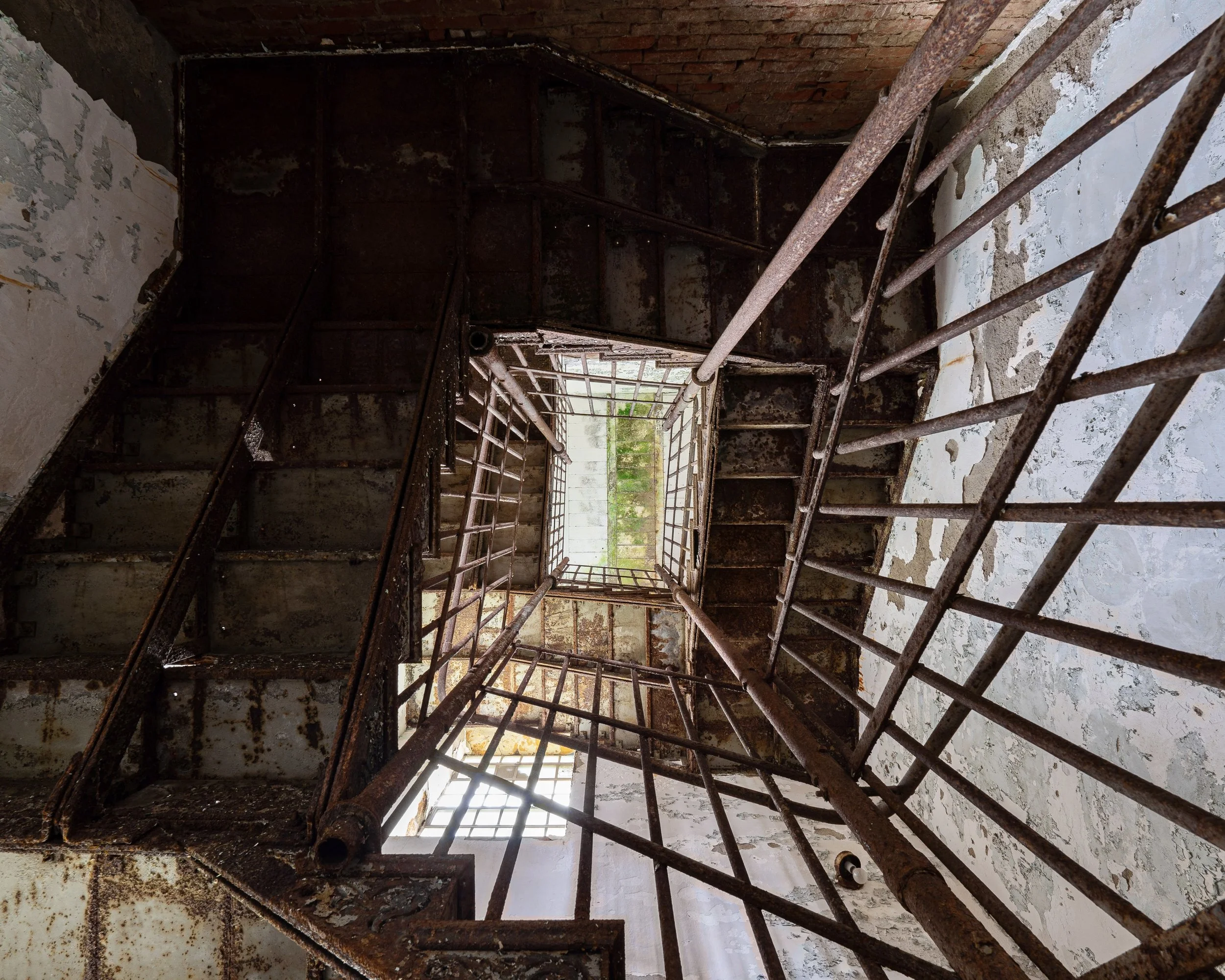 Antisuicide Staircase, Womans Auxiliary Building 