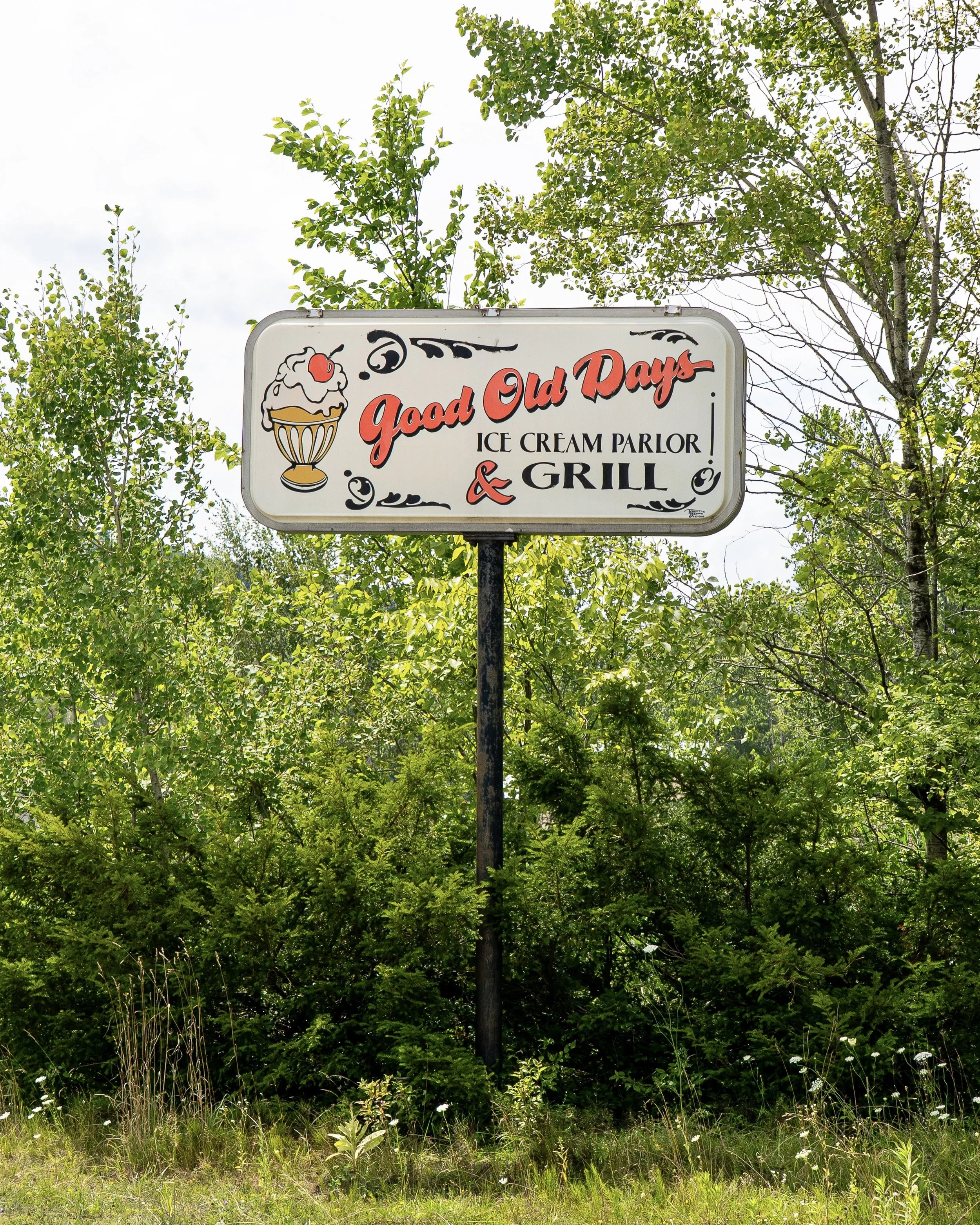 Former Ice Cream Parlor Sign, VT