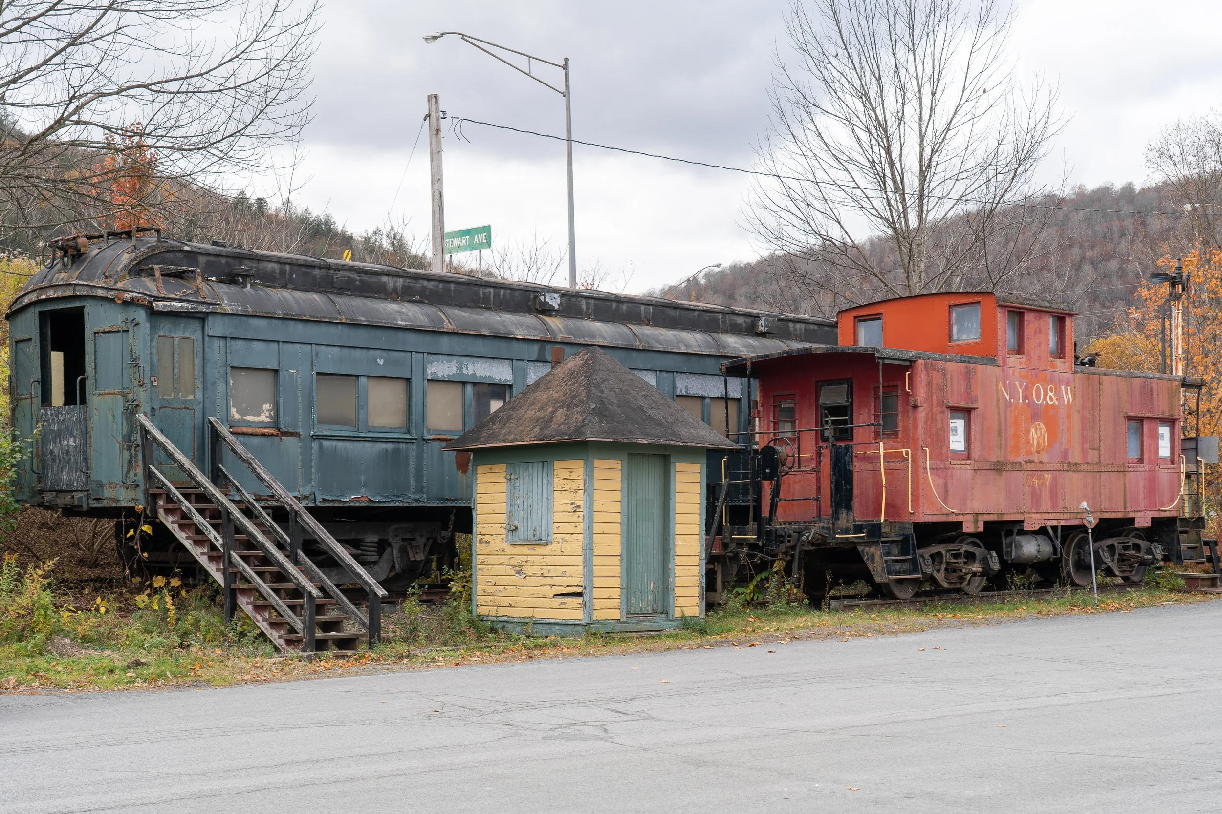 Abandoned Train Cars, Roscoe, NY