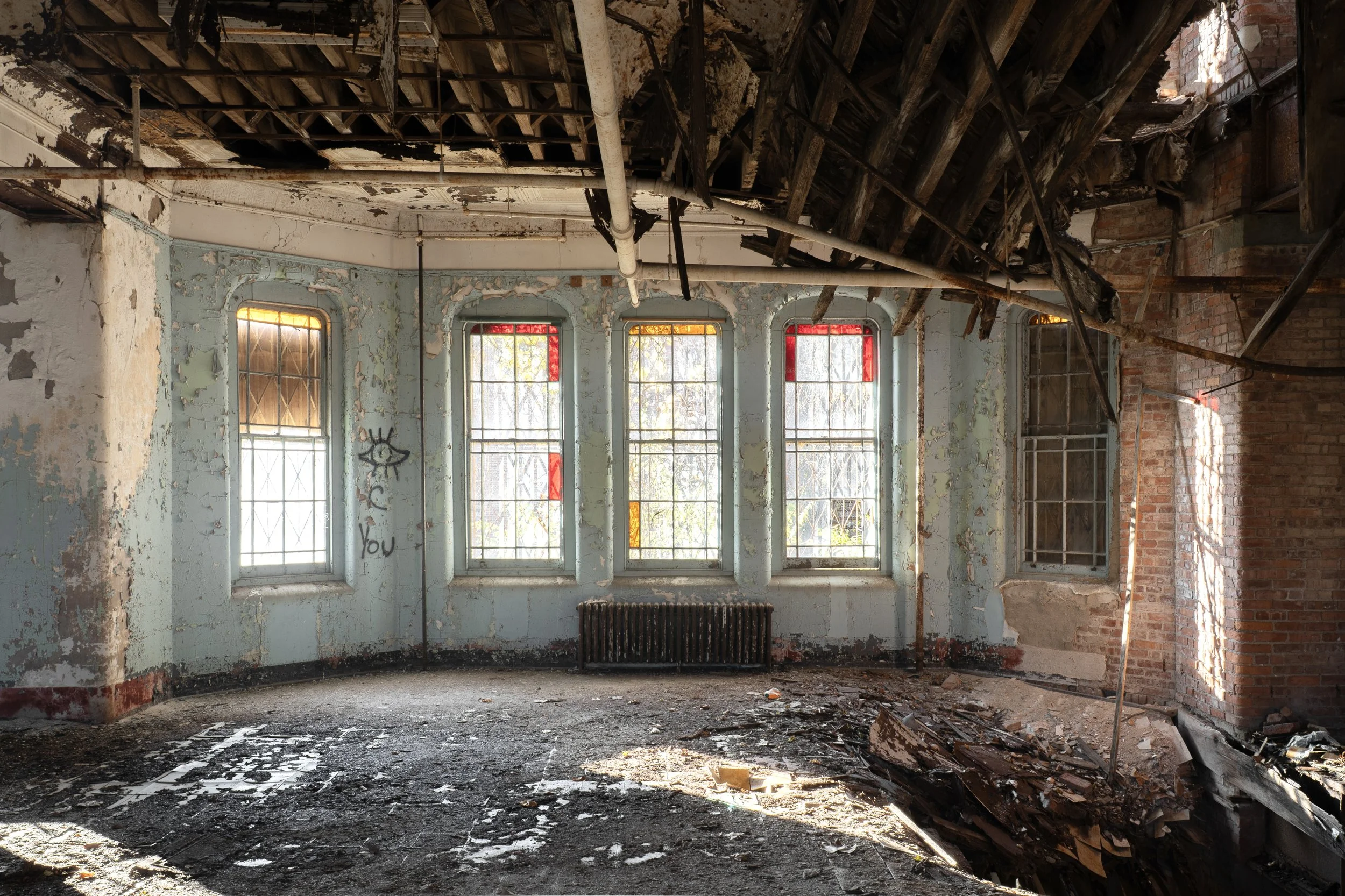 Dayroom Windows, Hudson River State Hospital, Poughkeepsie NY