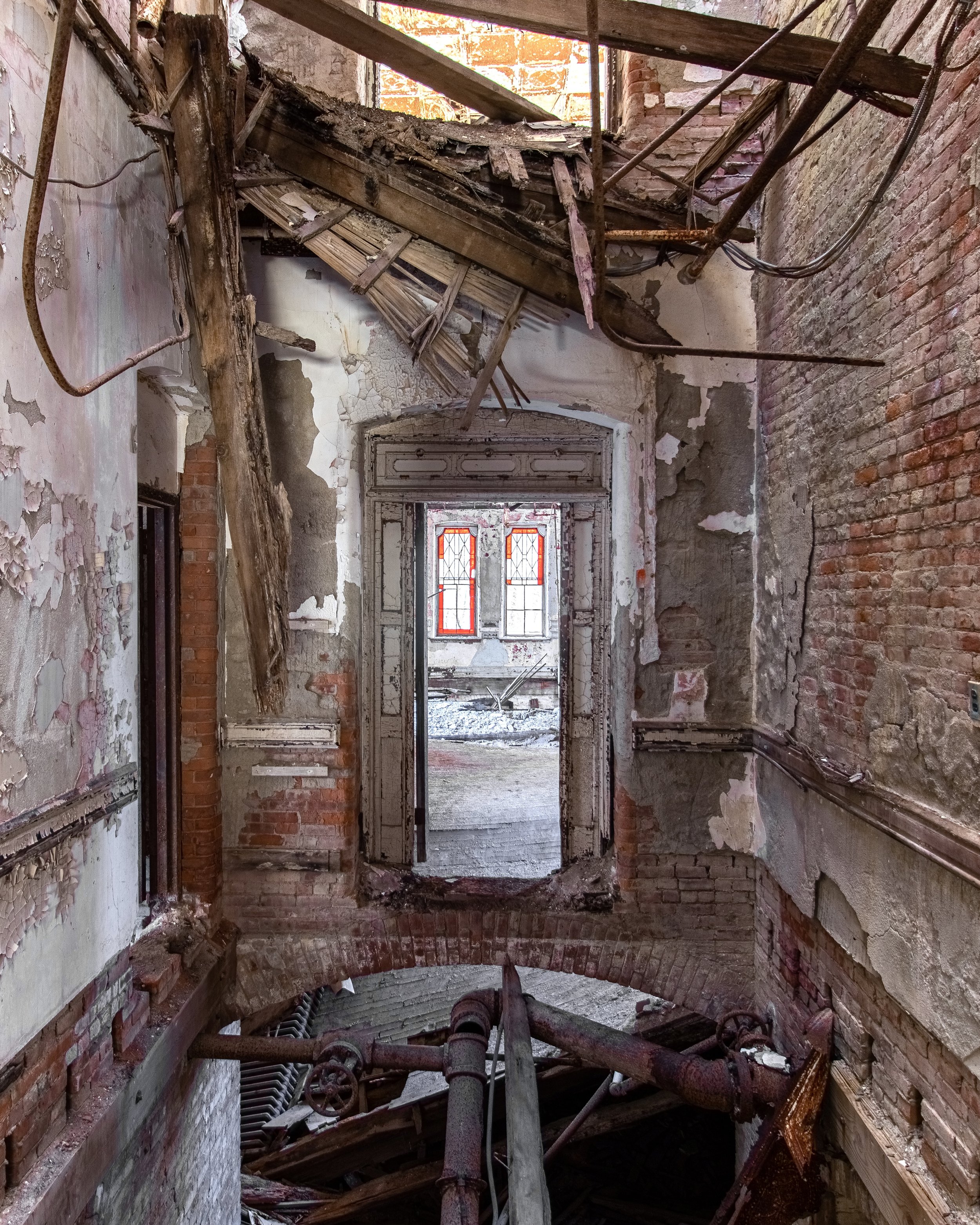 Collapsed Corridor, Male Wing (bldg 51, main)