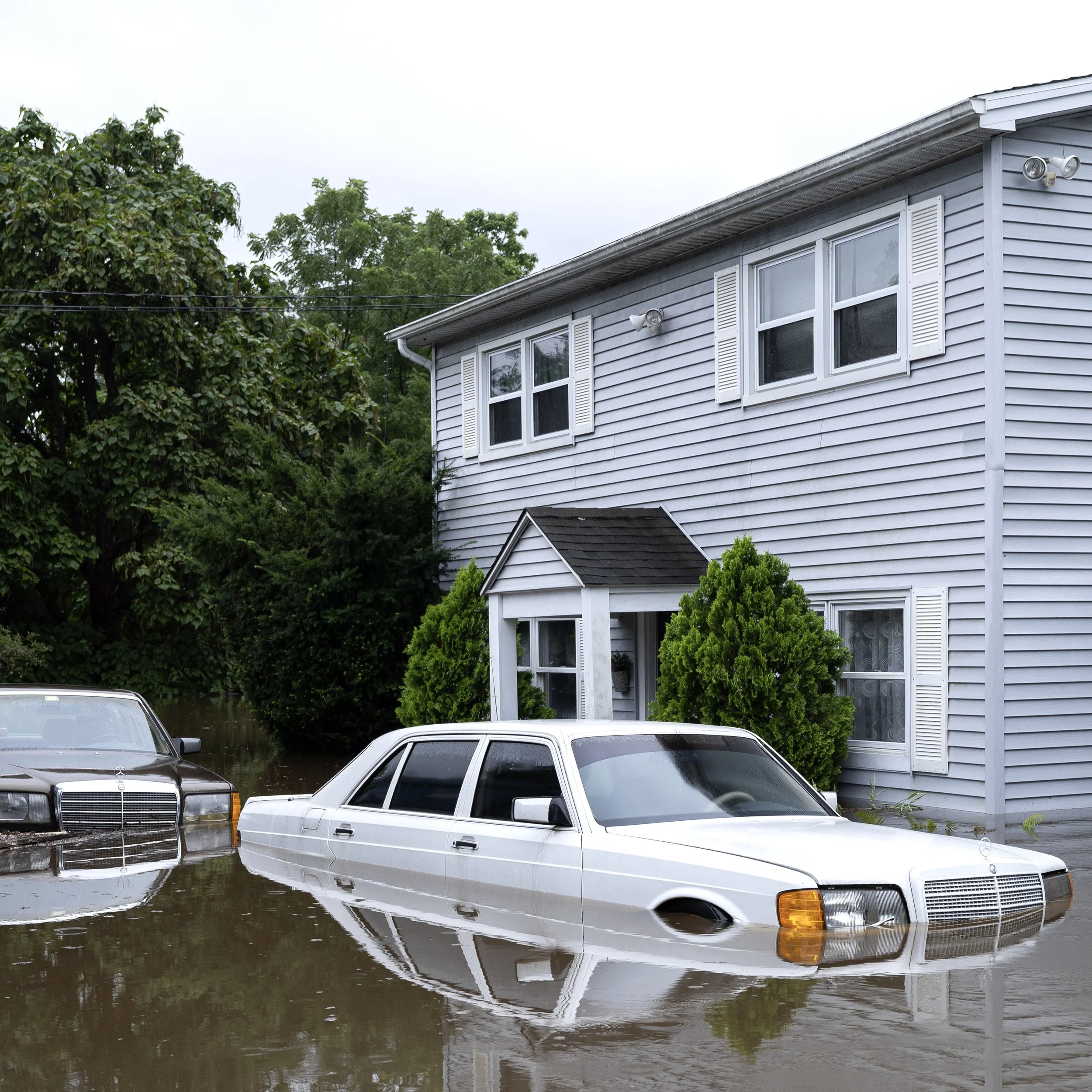 Unexpected Flood Aftermath, Newtown, CT