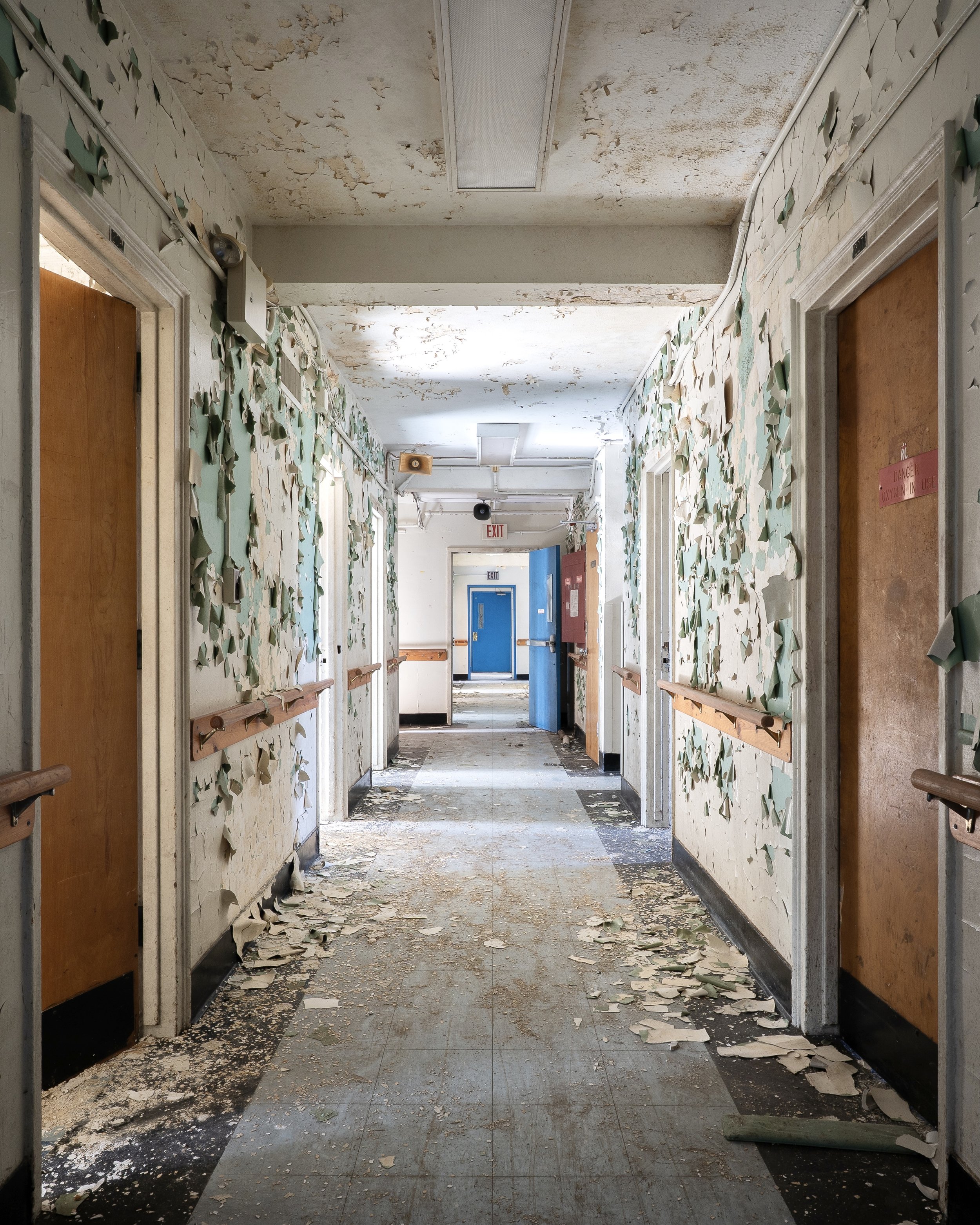 Dorm Hallway, Staff Dorm Reused Patient Dorm (building 10)