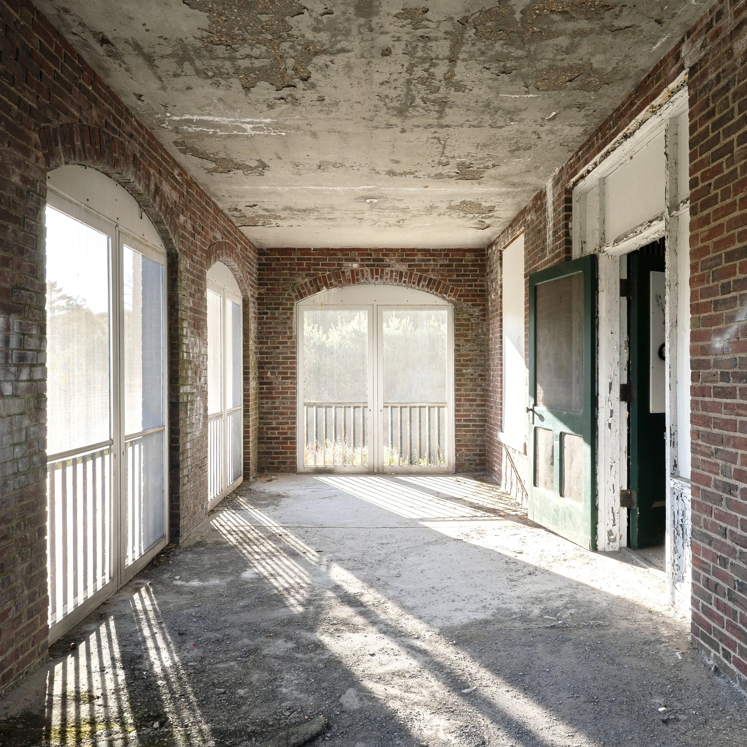 Patient Porch, Laconia State School, Laconia NH