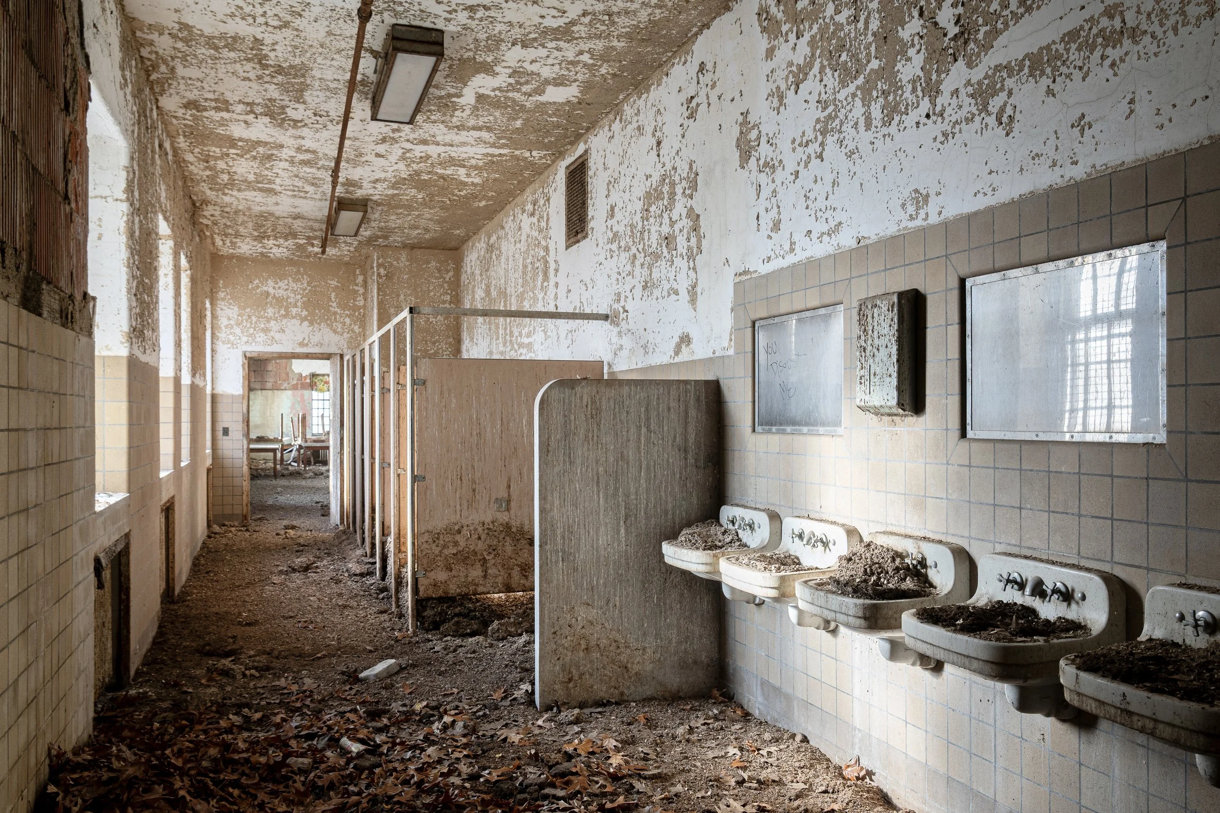 Pigeon Poop Patient Bathroom, Building 25