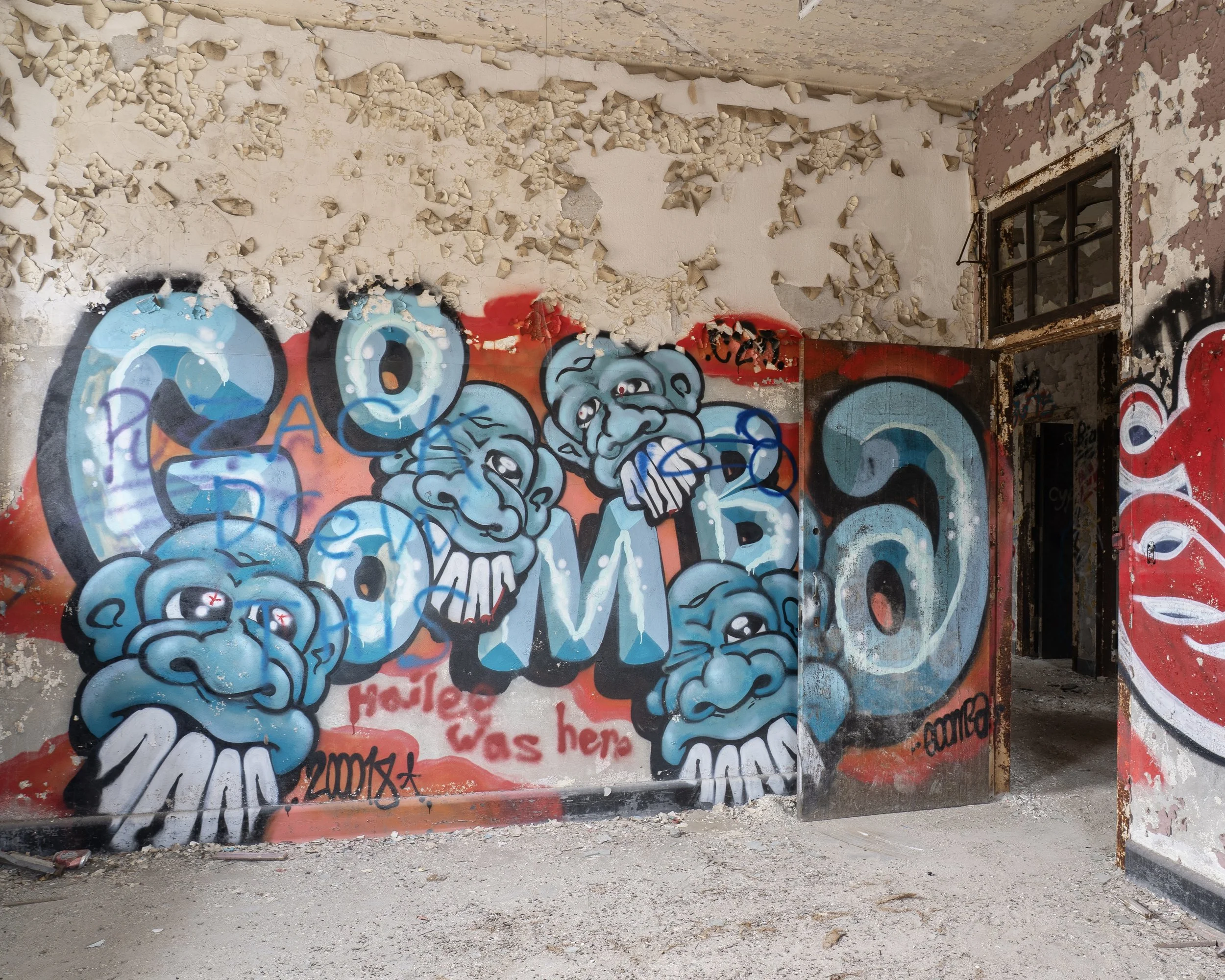 Graffiti Art in Common Space, Medical Building