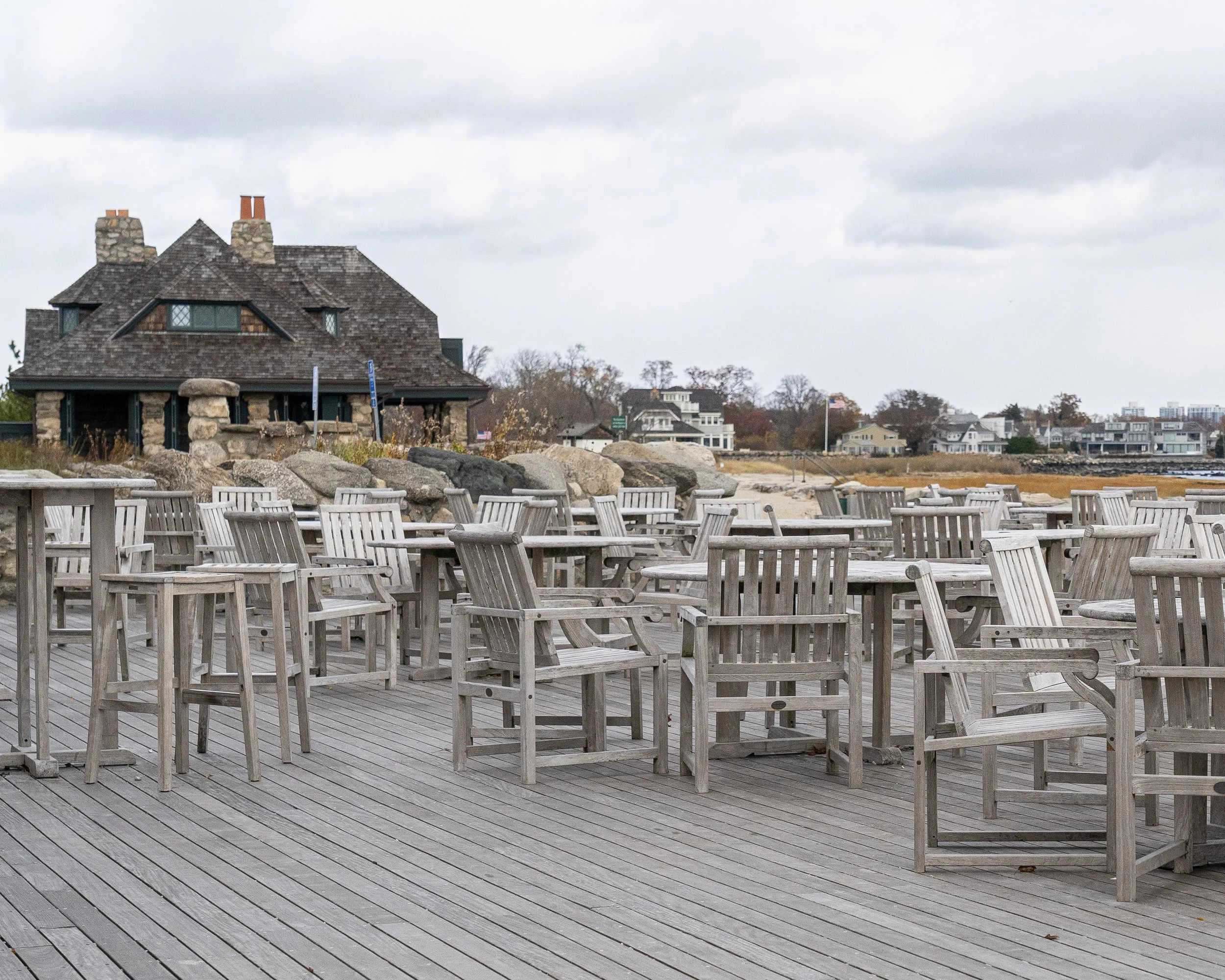 Ghostly Beach Deck, Tods Point, Greenwich CT