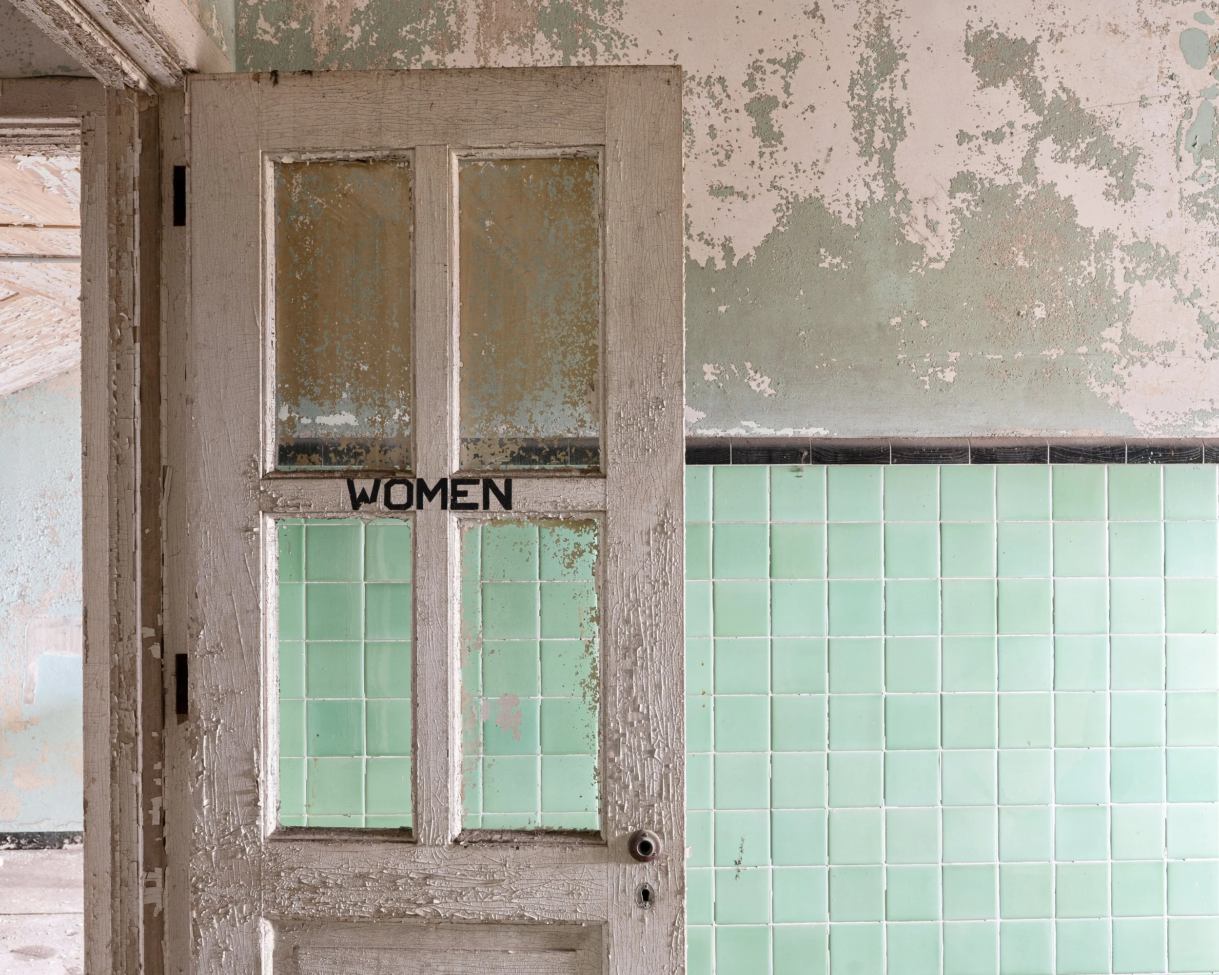 Woman's Restroom Door