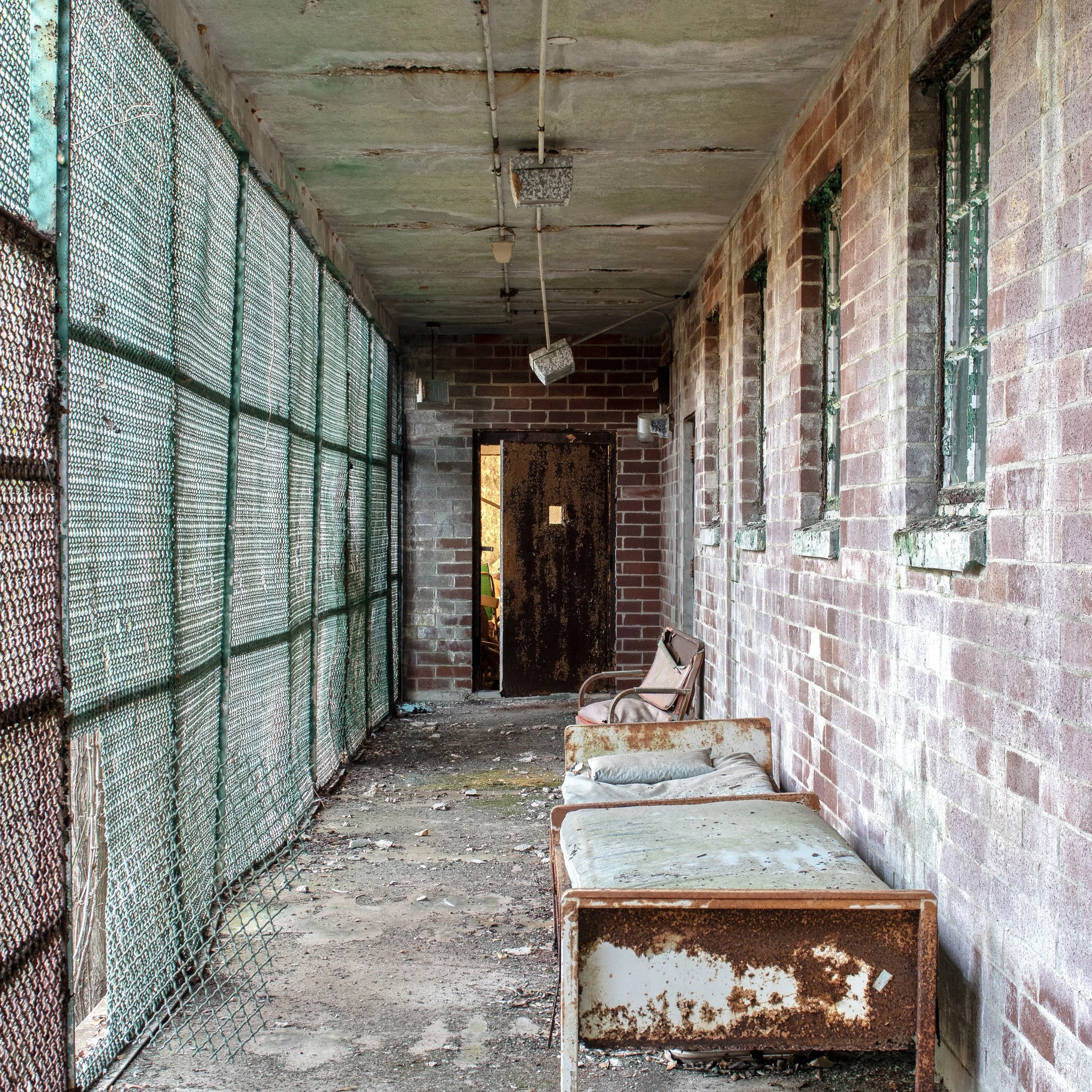 Patient Porch, State Hospital