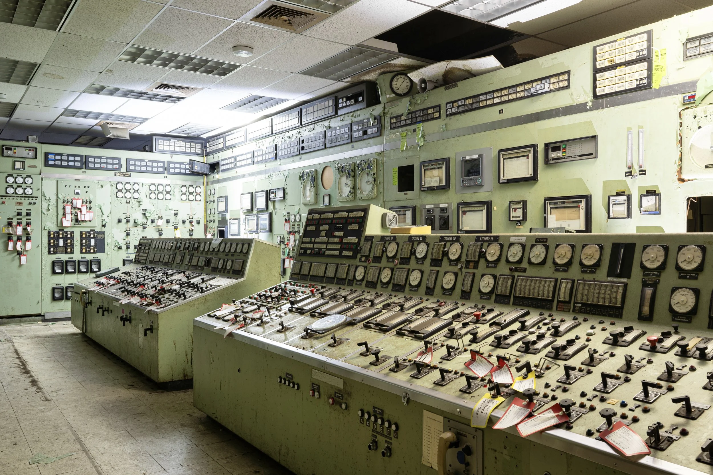 Control Room, Bridgeport Harbor Generating Station, Bridgeport CT