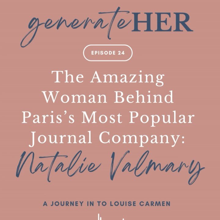 If you have been here for any length of time, you&rsquo;ll know that I love journaling&hellip;and I equally love journals. I know a few of you are in this same camp!

So, I am thrilled to have welcomed the incredible Nathalie Valmary to the GenerateH