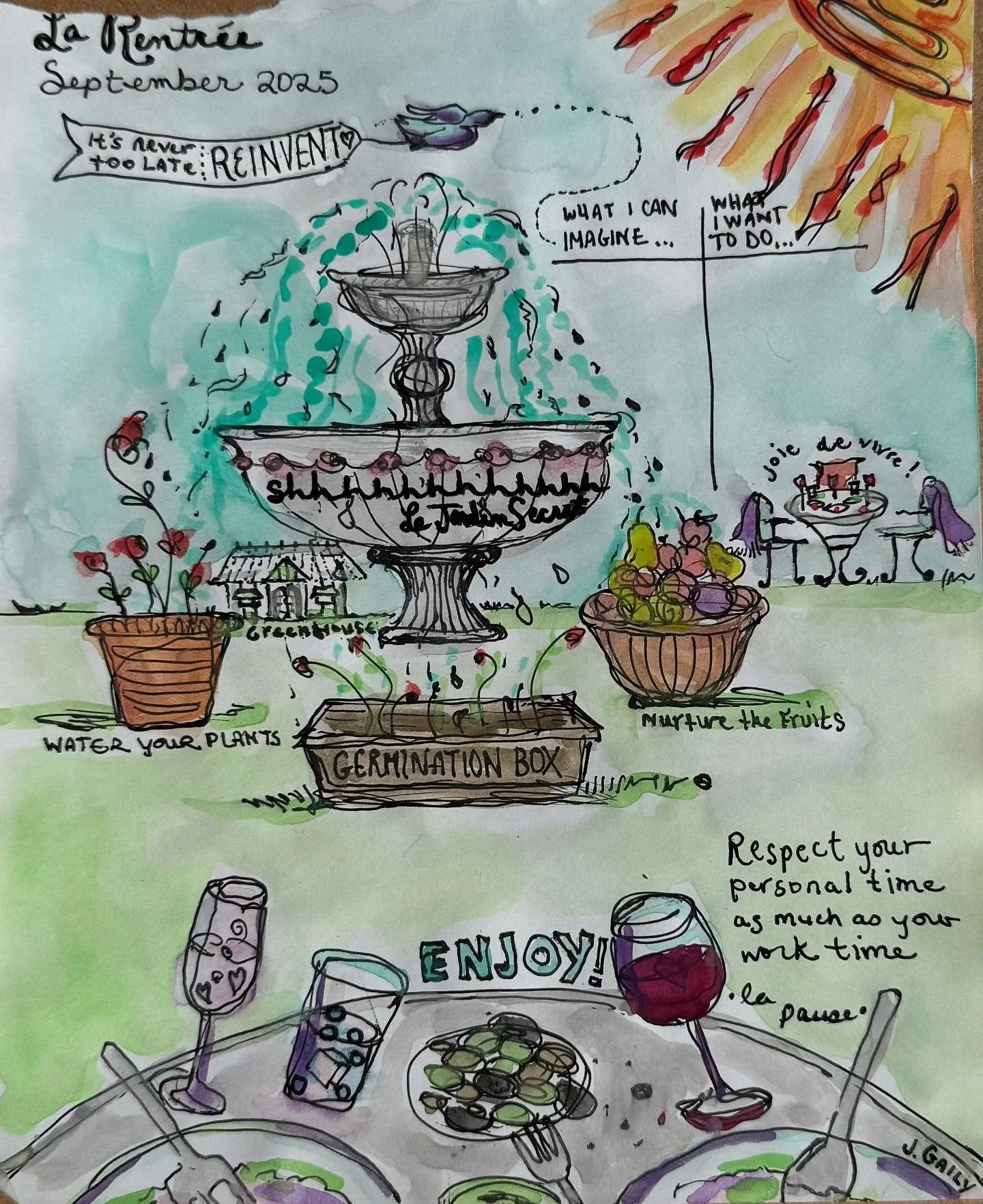 ✨ At a recent workshop, a small and beautiful community gathered to shape our plans for the year ahead.

But before diving into strategy and action, we paused. We spoke about the importance of tending to our &lsquo;Jardin Secret&rsquo; &mdash; that s