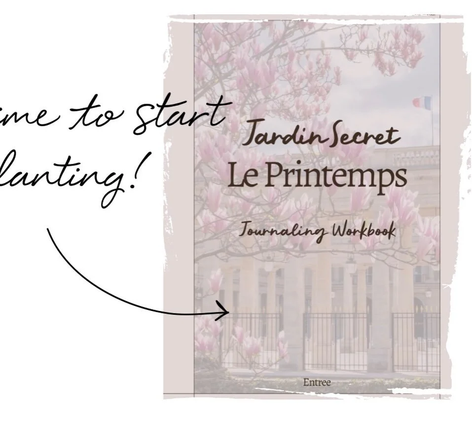 Get your journals ready. 

A cozy afternoon in a Parisian caf&eacute;, rain falling outside, journal open&hellip; honestly the perfect kind of weekend - who&rsquo;s with me?! 

Spring is almost here - according to the magnolias in Jardin du Palais Ro