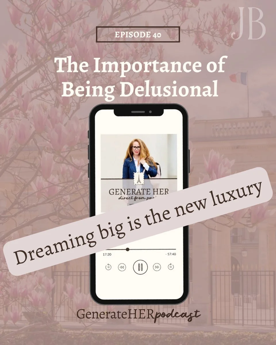 Don&rsquo;t underestimate all the wonder that comes out of dreaming big (including toning your creativity muscle). 

Being a little delulu might be exactly what you need right now.

It&rsquo;s something I&rsquo;ve always believed &mdash; if you&rsquo