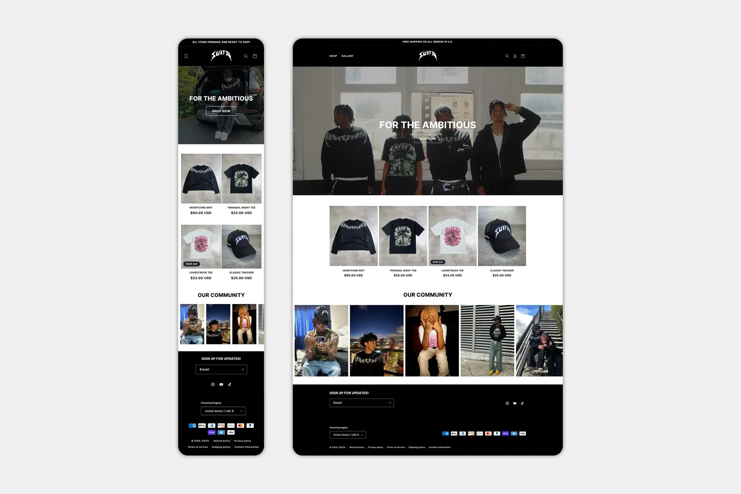 SUITA | Clothing Business