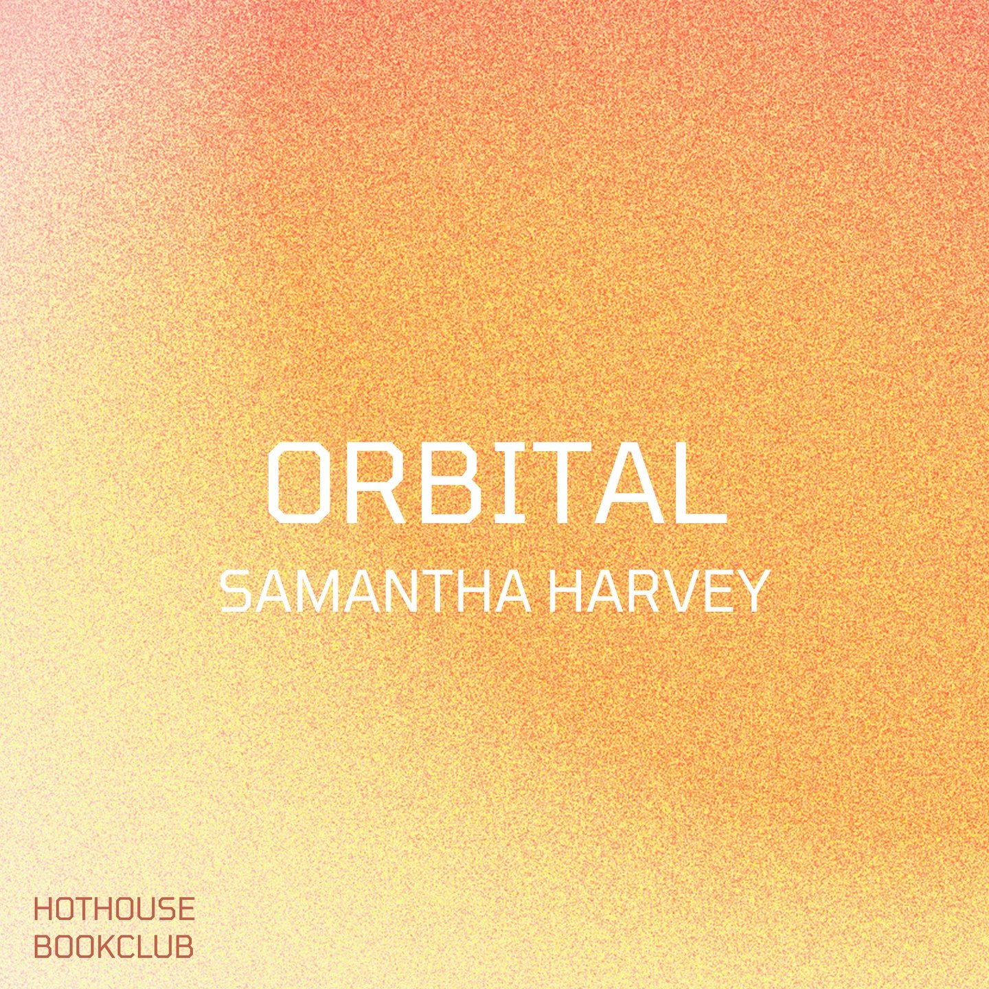 Hi everyone! Our next book will be &lsquo;Orbital&rsquo; by Samantha Harvey, the event link is in our bio!

A book of wonder,&nbsp;Orbital&nbsp;is nature writing from space and an unexpected and profound love letter to life on Earth.

Six astronauts 