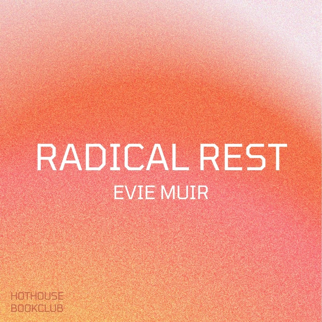 Hi everyone! Our next book will be Radical Rest by Evie Muir meeting on the 15th April 2025 (ticket link in bio!).

In Radical Rest, @xeviemuir explores the deep connections between rest, resistance, and healing, particularly for those on the frontli