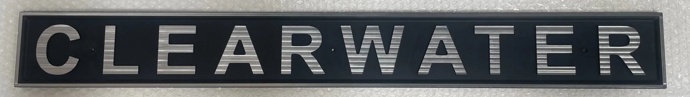 House Sign Anodised and Face Skimmed