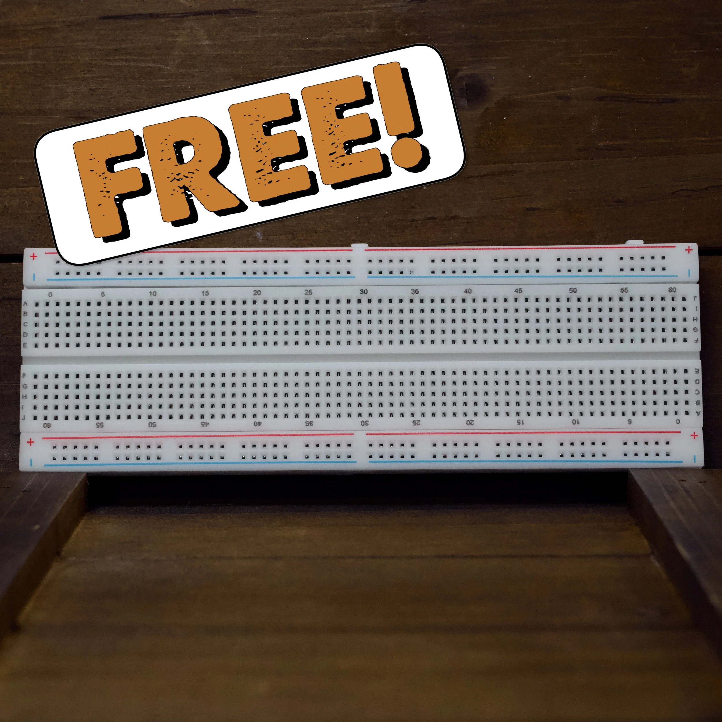Split Power Rail Breadboard