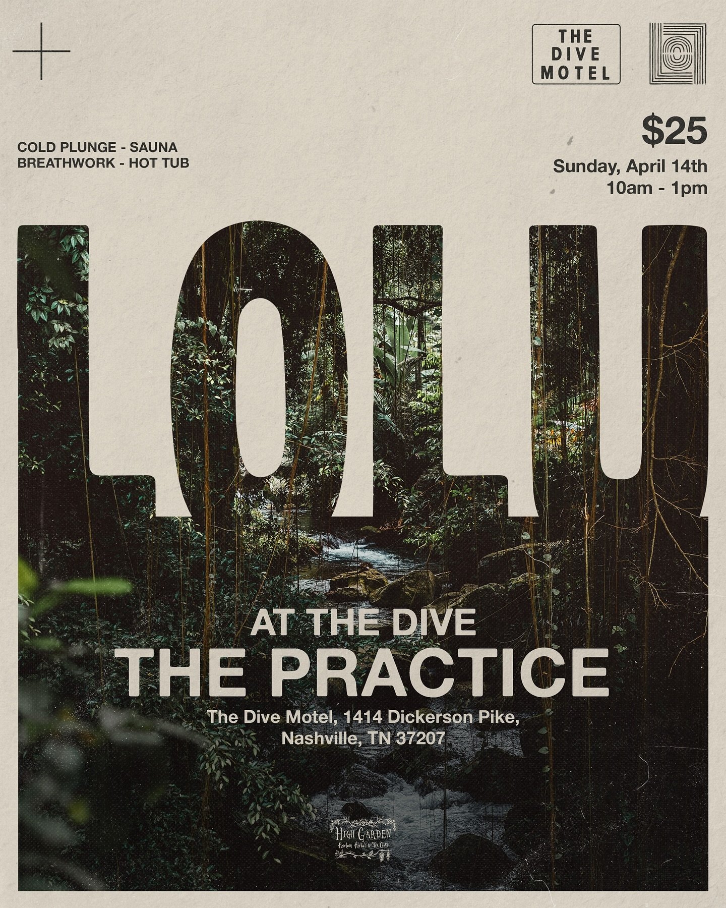 Stay locked in 🧊 Join us this Sunday for YOUR practice! Breathwork, cold plunge, and community. Hot teas by @highgardentea and breakfast snacks for all attendees. Sign up on Mindbody or at the link in bio! 
.
.
.
Poster: @danespearman @sickdesignco 