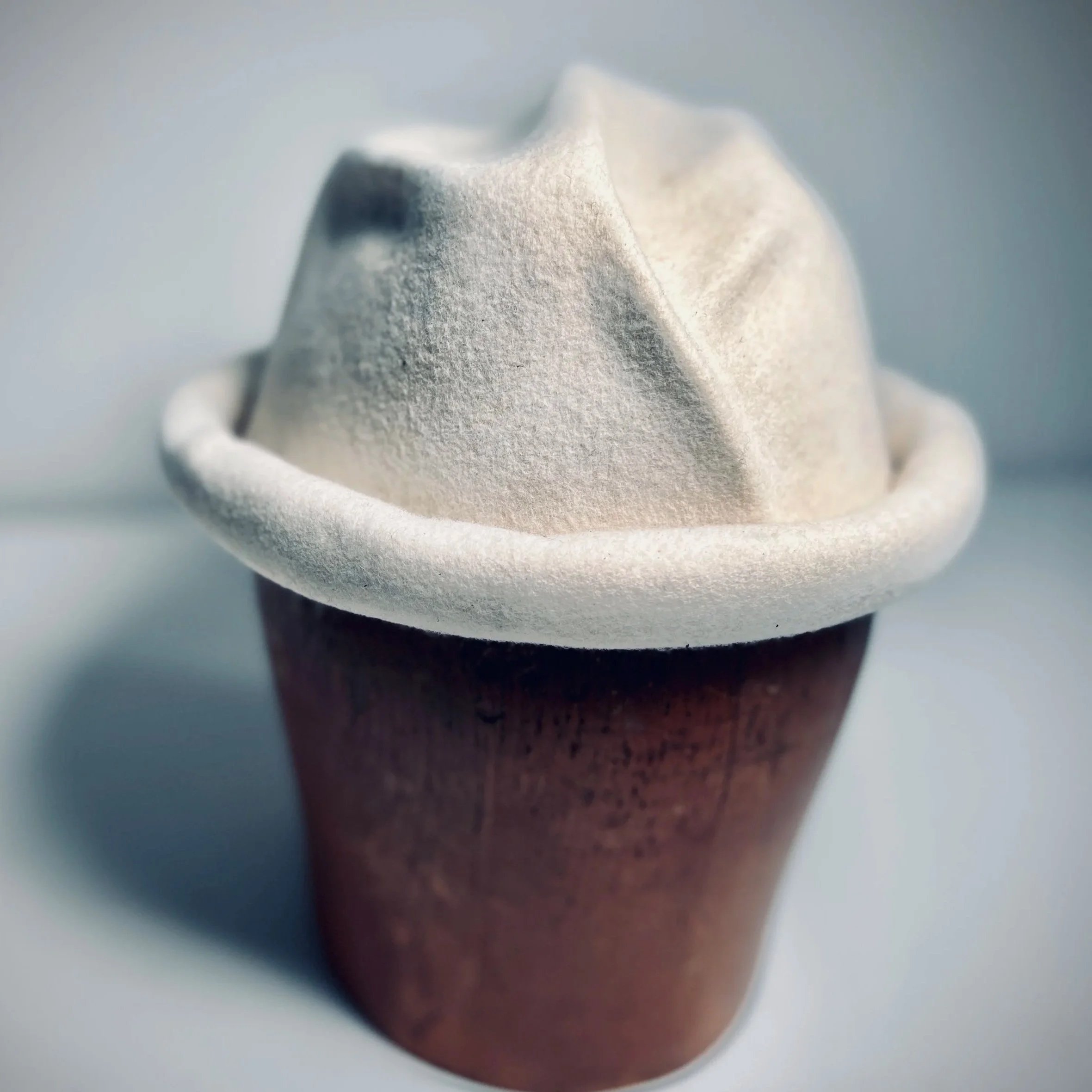 The Sculpted Beanie: Undyed