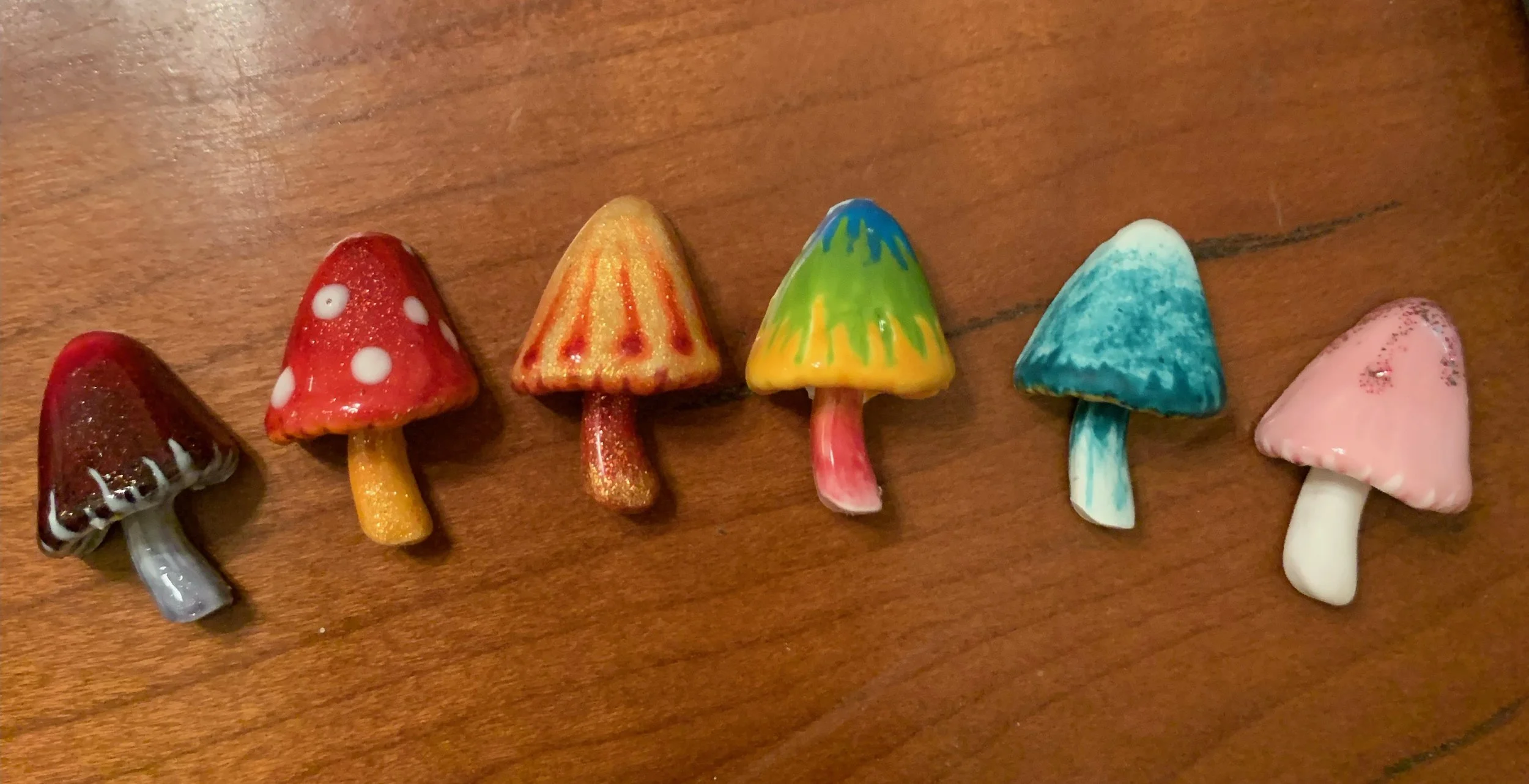 Light up Earrings - Mushrooms