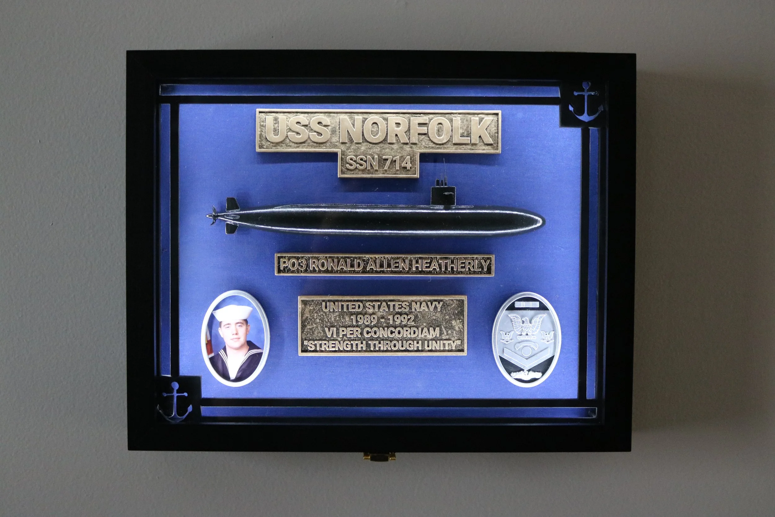 Military Service Replica - Shadow Box