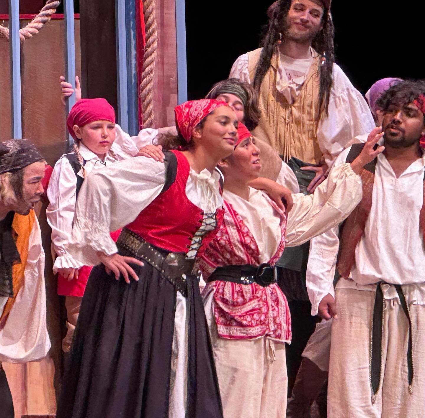 Sirena and her pirates. Such great audience enthusiasm for this Musical - we are all overjoyed! Please share with friends. Shows are continuing with a final matinee show 7/2. Children welcome!