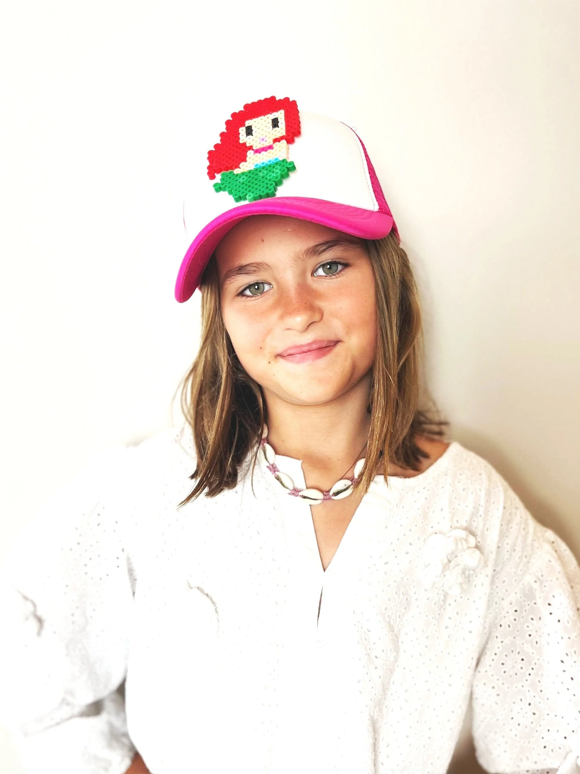 Mermaid Cap (dark pink)