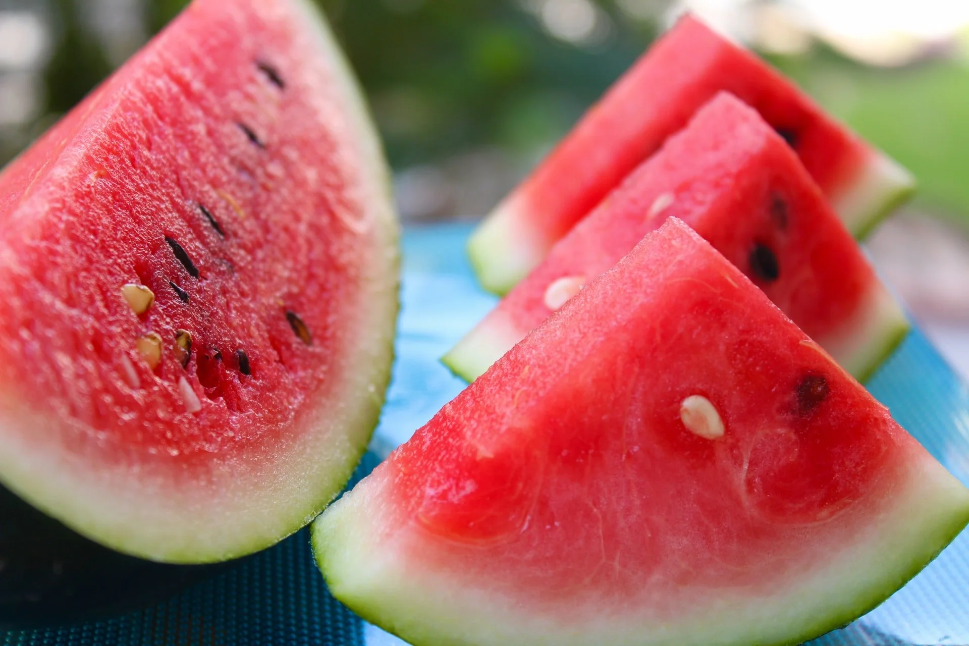 Slices of watermelon