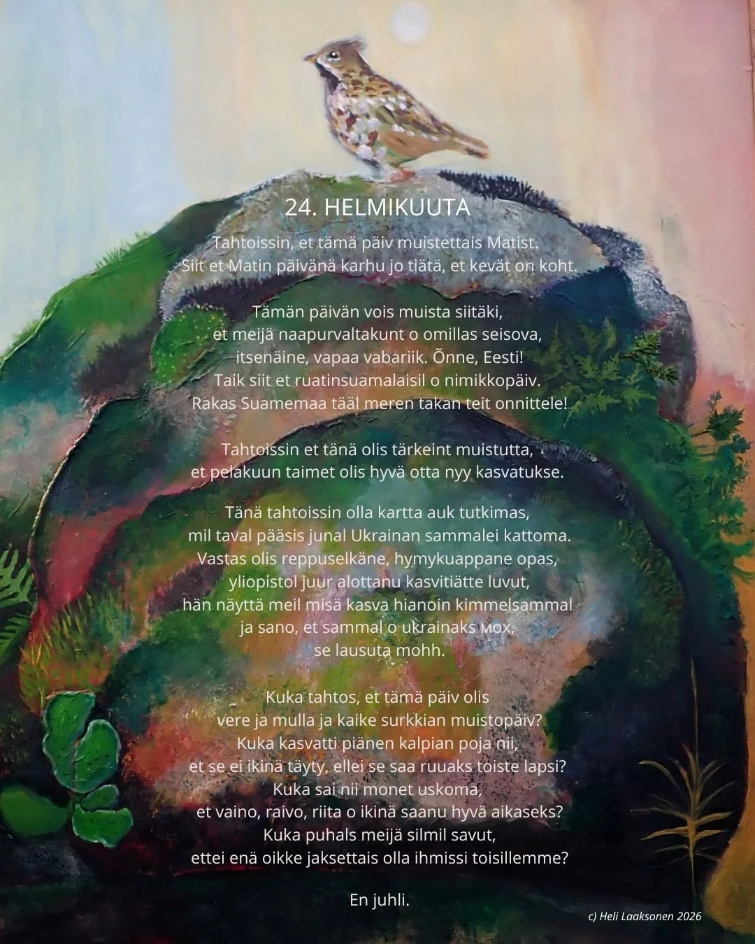 24. helmikuuta -runo