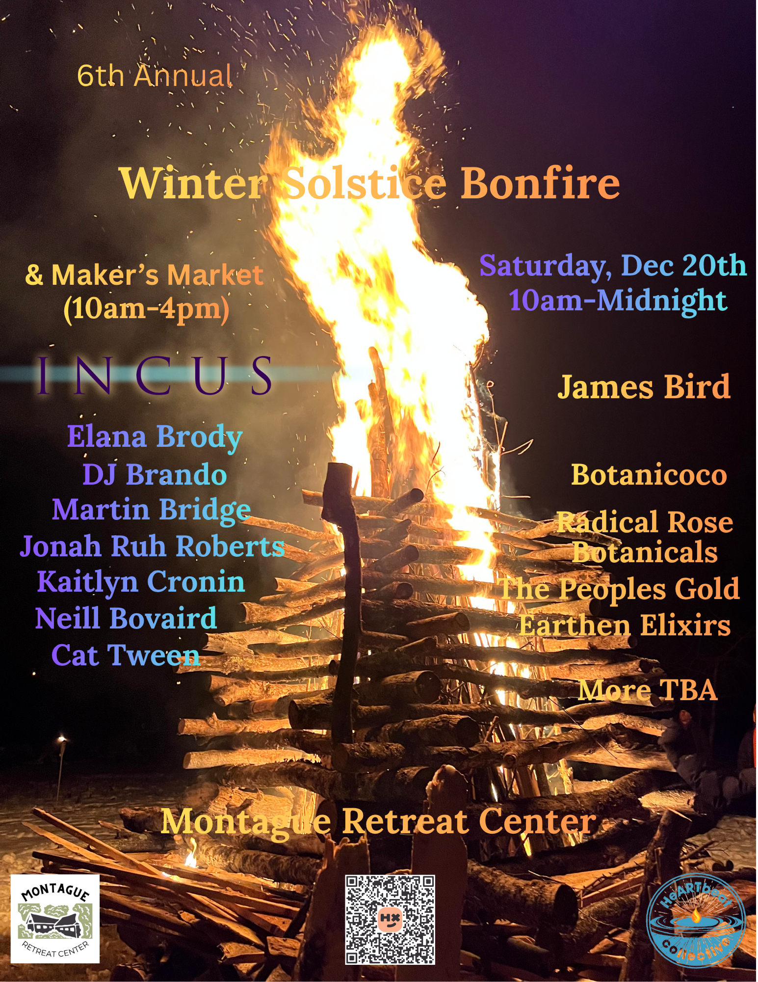 6th Annual Winter Solstice Bonfire Collaboration and Maker’s Market