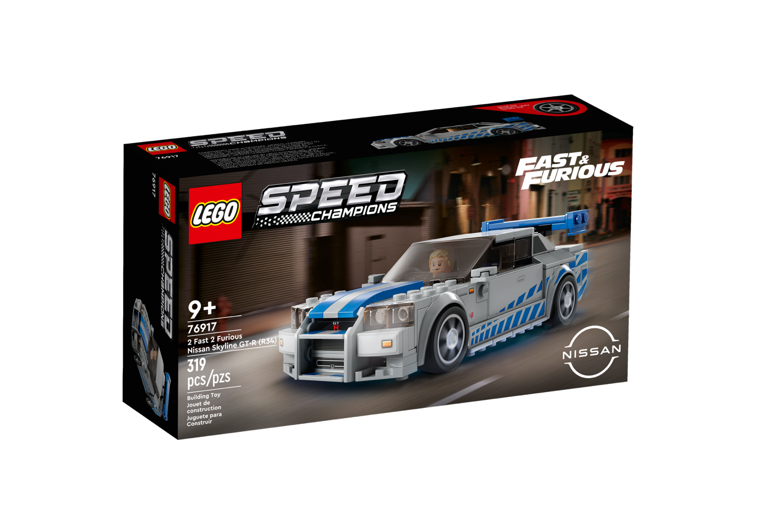 2 Fast 2 Furious Nissan Skyline GT-R (R34) / 76917 - NEW