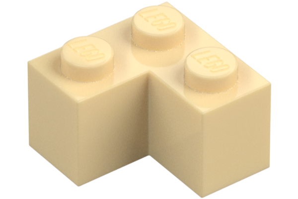 Brick Yellow Brick Corner 1x2x2 / 4124455