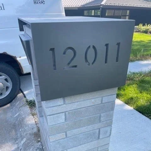 Plasma Cut –  Mailbox Address