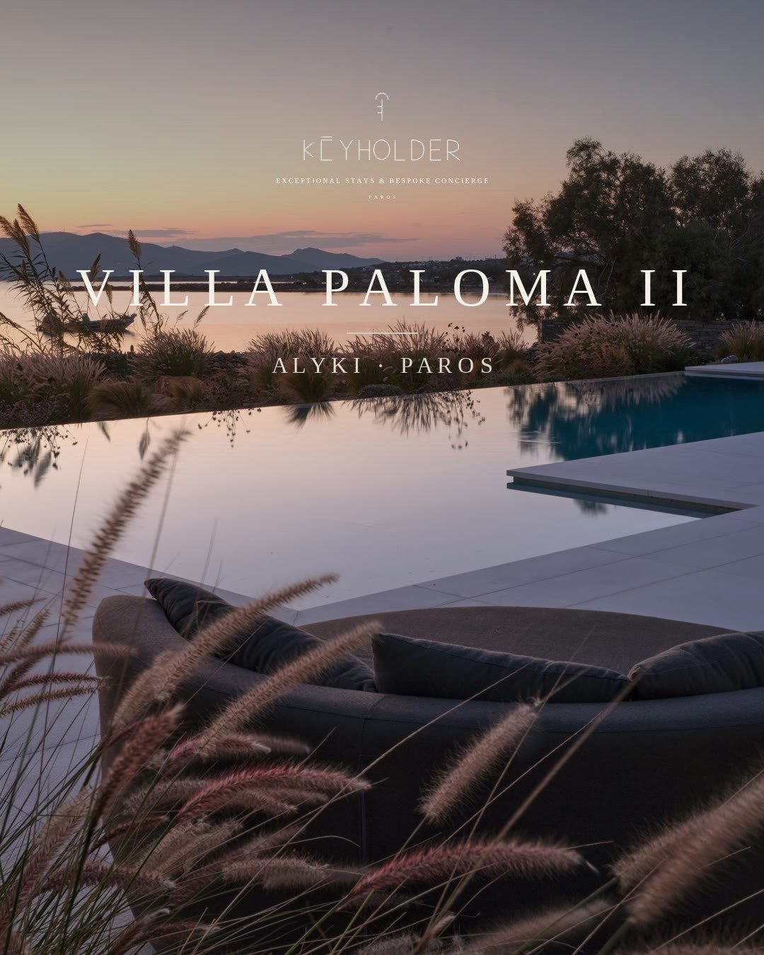 VILLA PALOMA II &middot; Alyki
Paloma's second act &mdash; an infinity pool over the sea and six crisp, minimalist bedrooms.
Sleeps 12 &middot; 6 bedrooms
The key is waiting &rarr; keyholderparos.com/villa-paloma-ii
#Keyholderparos #paros #concierge 